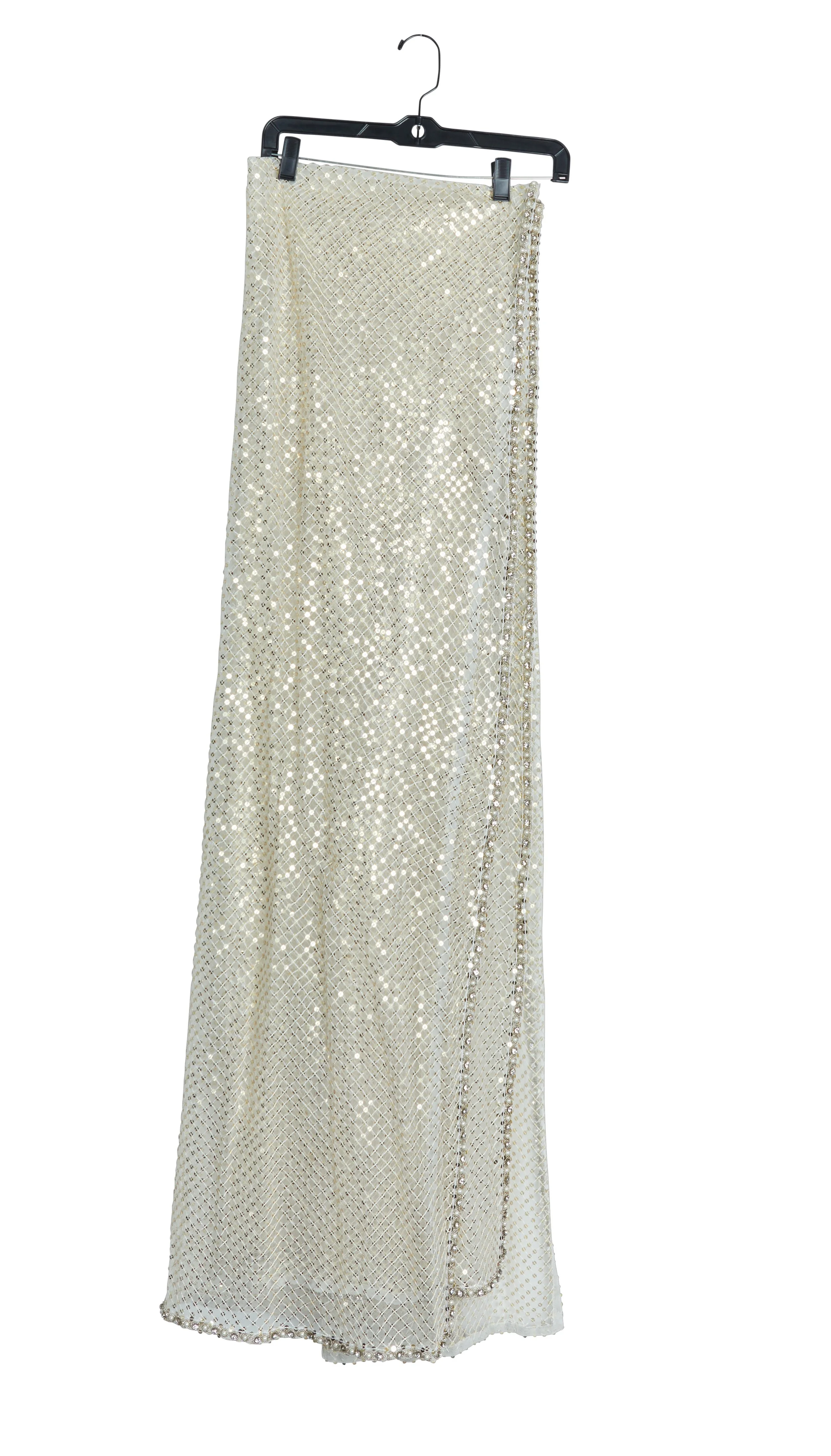 ASHISH BEIGE SEQUIN SCARF