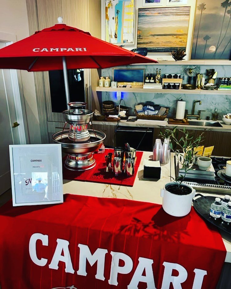 Fun @negroniweek tasting today @redo_market stop by and have a Negroni we are @homdanapoint
