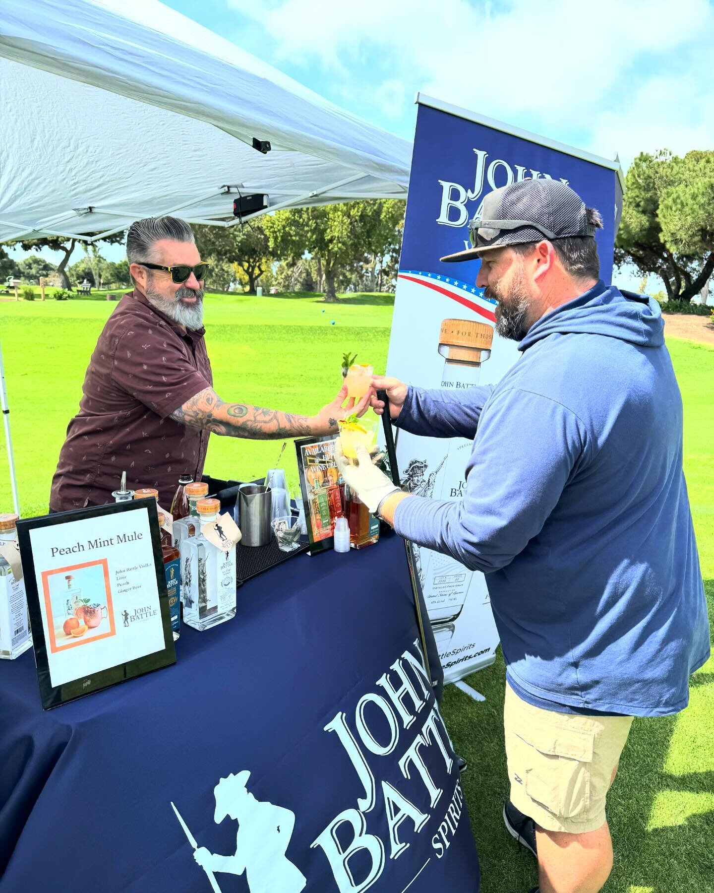 A fun activation with @johnbattlespirits for a charity golf tournament. What a fun day supporting women in business. ☀️🥃

Check out @johnbattlespirits - a new spirits brand out of Sonoma County. The brand honors veterans and is a nod to colonial Ame