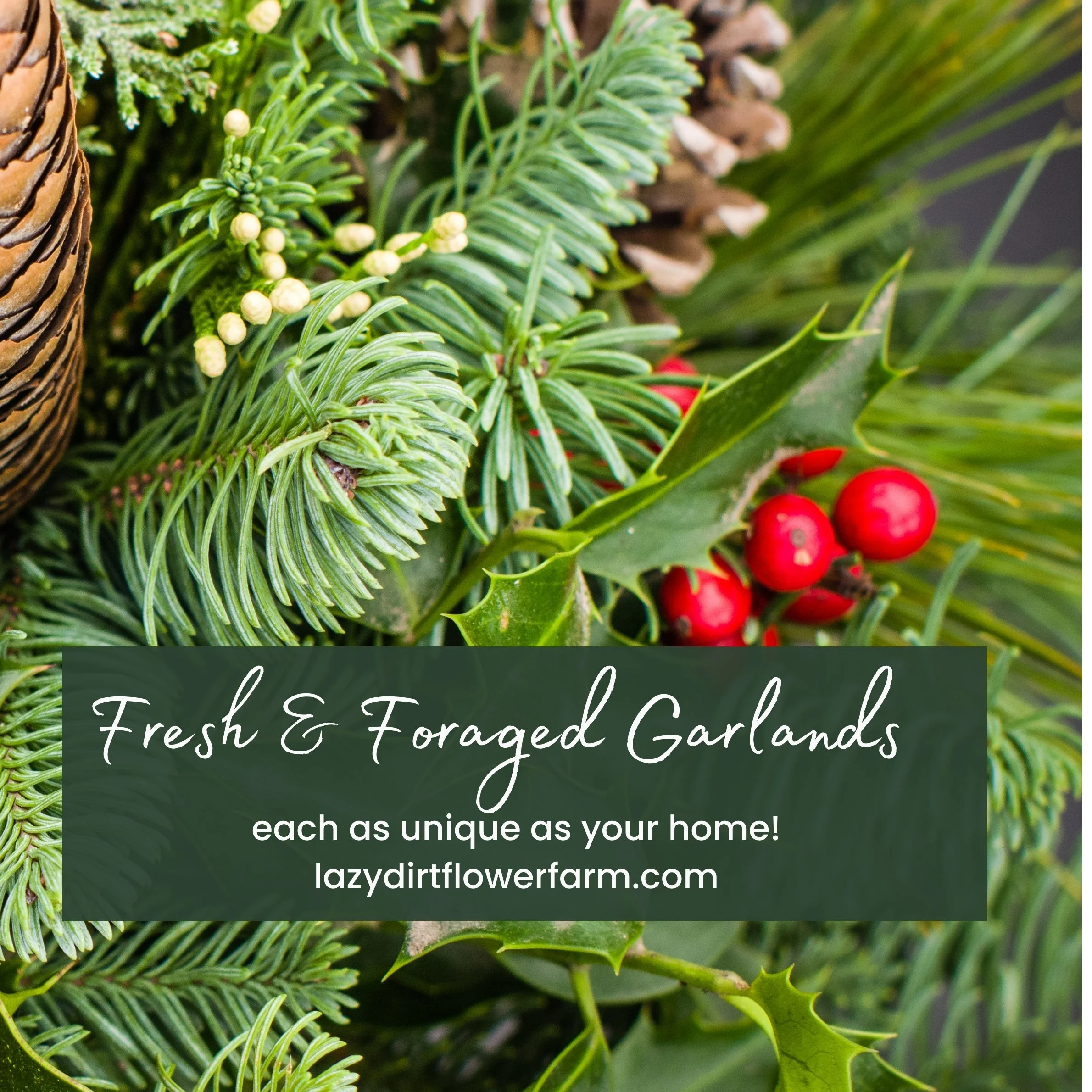 Fresh Cut & Crafted Garlands by Lazy Dirt Flower Farm.jpg
