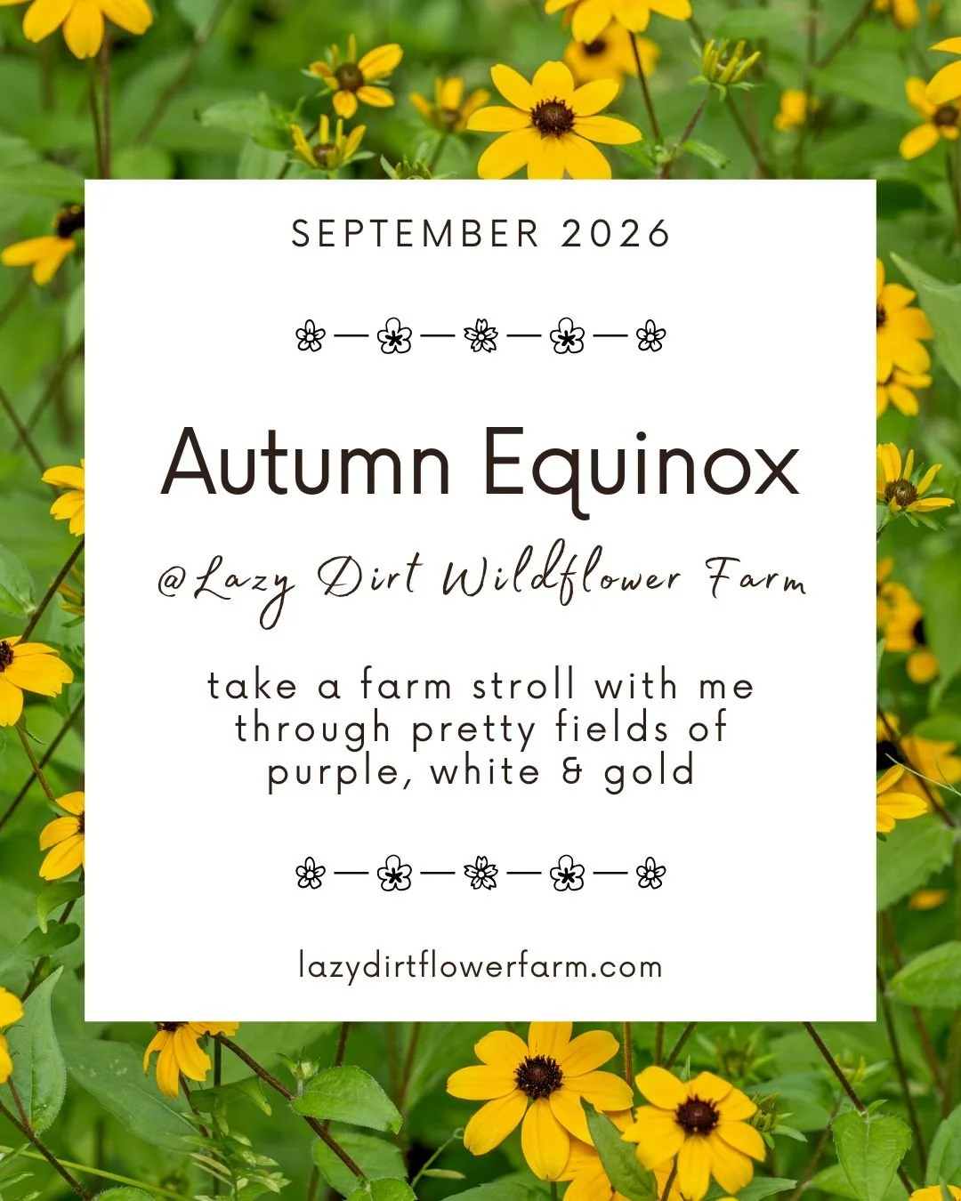 Autumn Equinox Garden Stroll