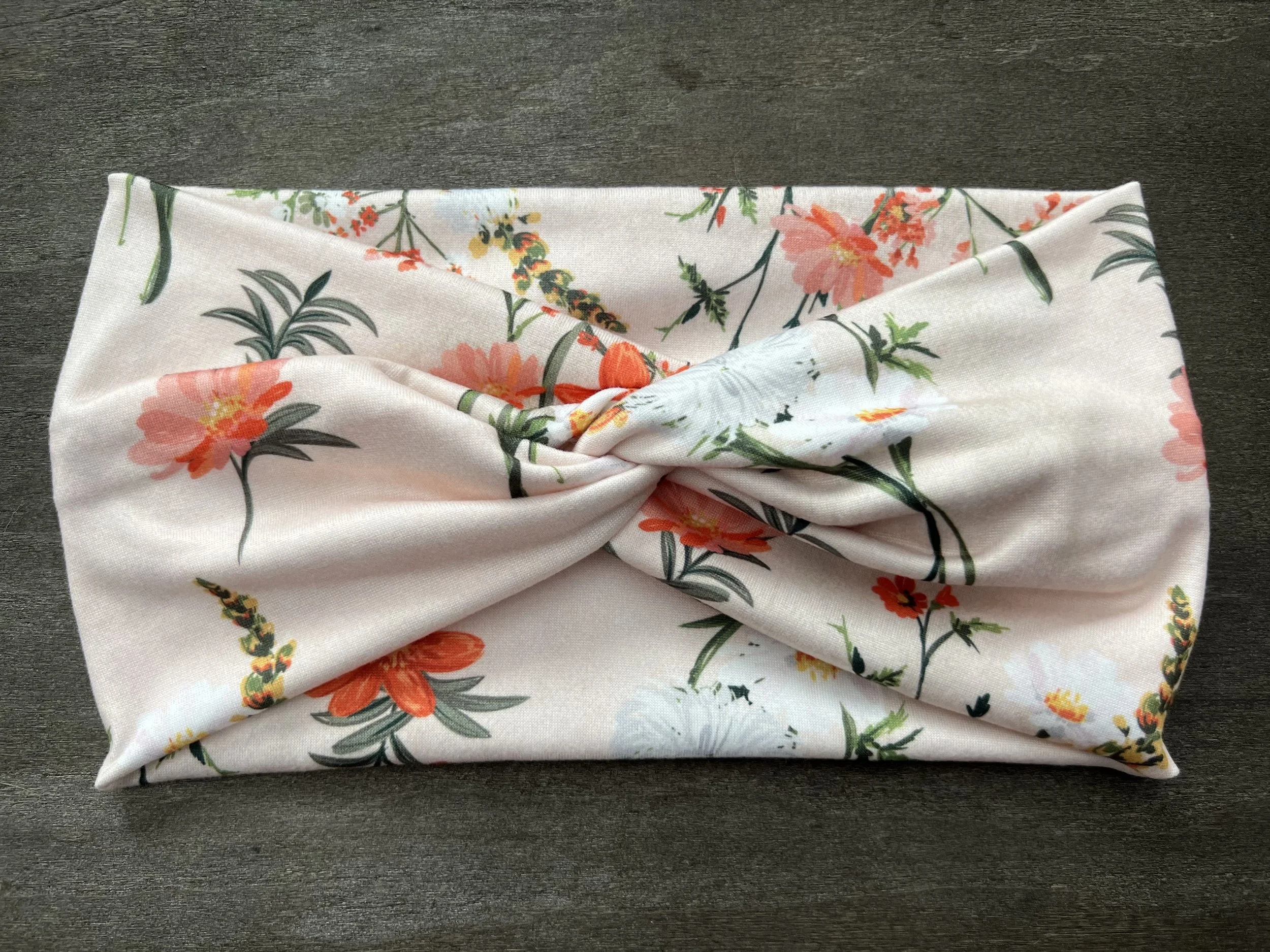 Peach Floral Fatty Faux
