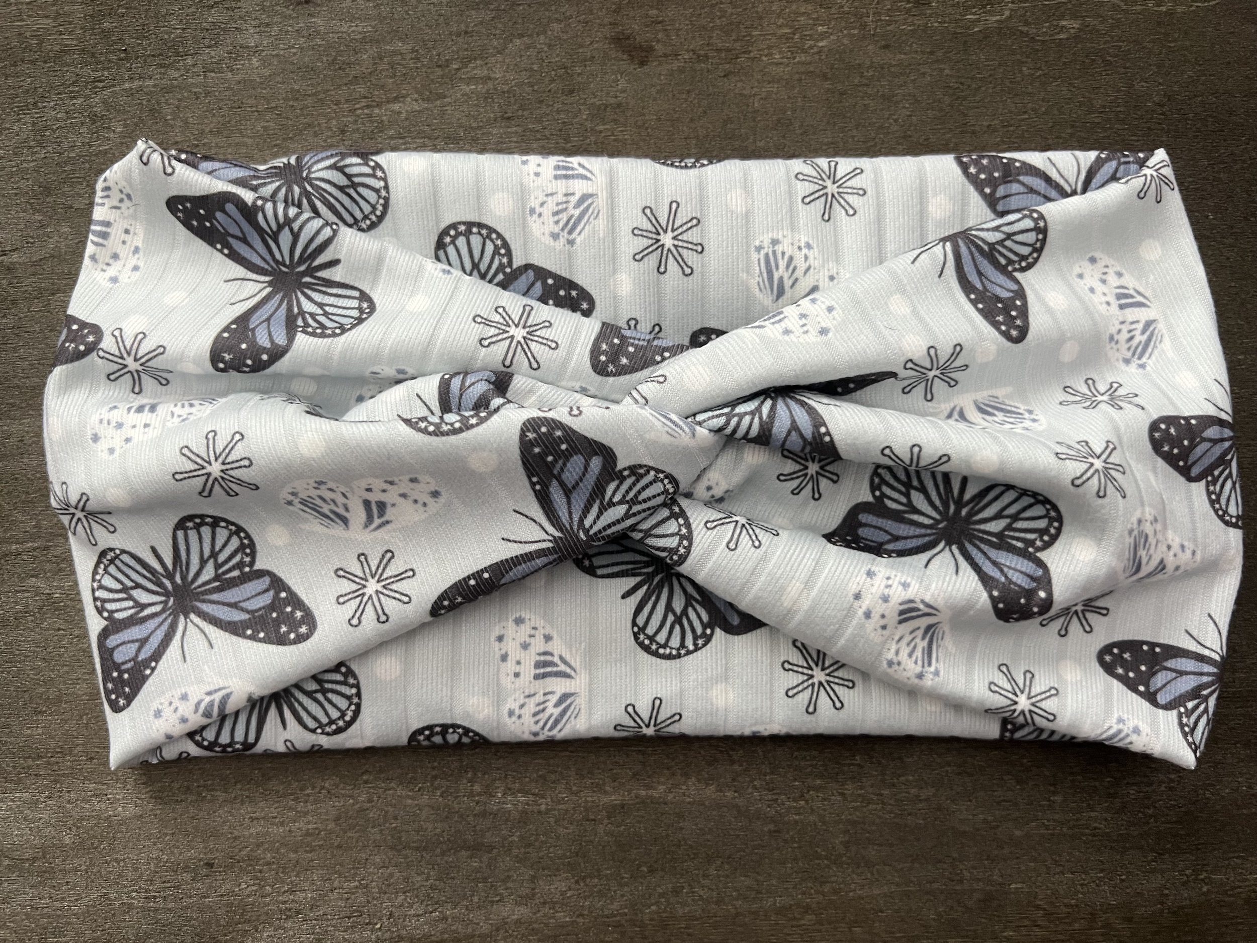 Blue Butterfly Fatty Faux