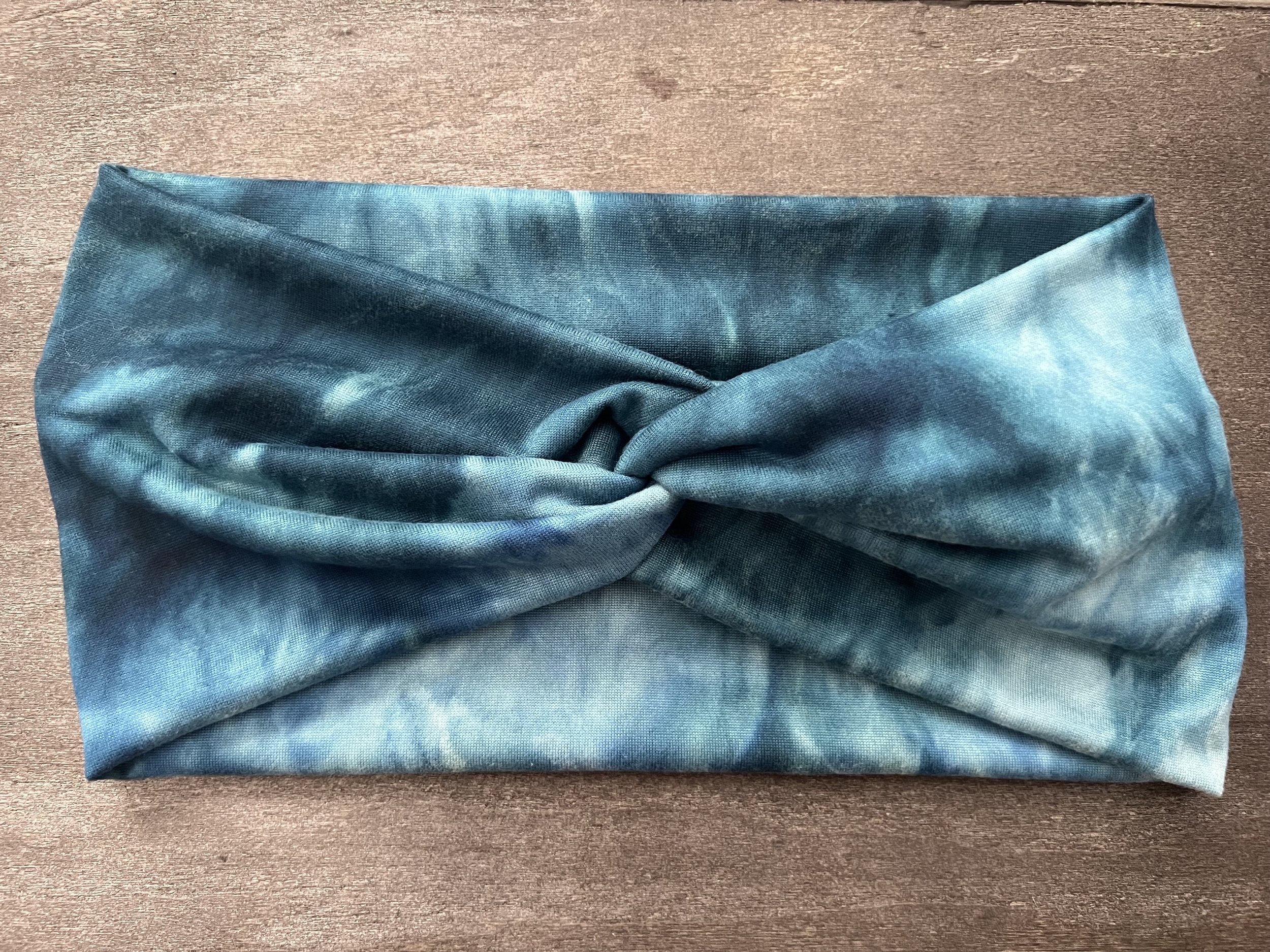 Teal Tie Dye Fatty Faux