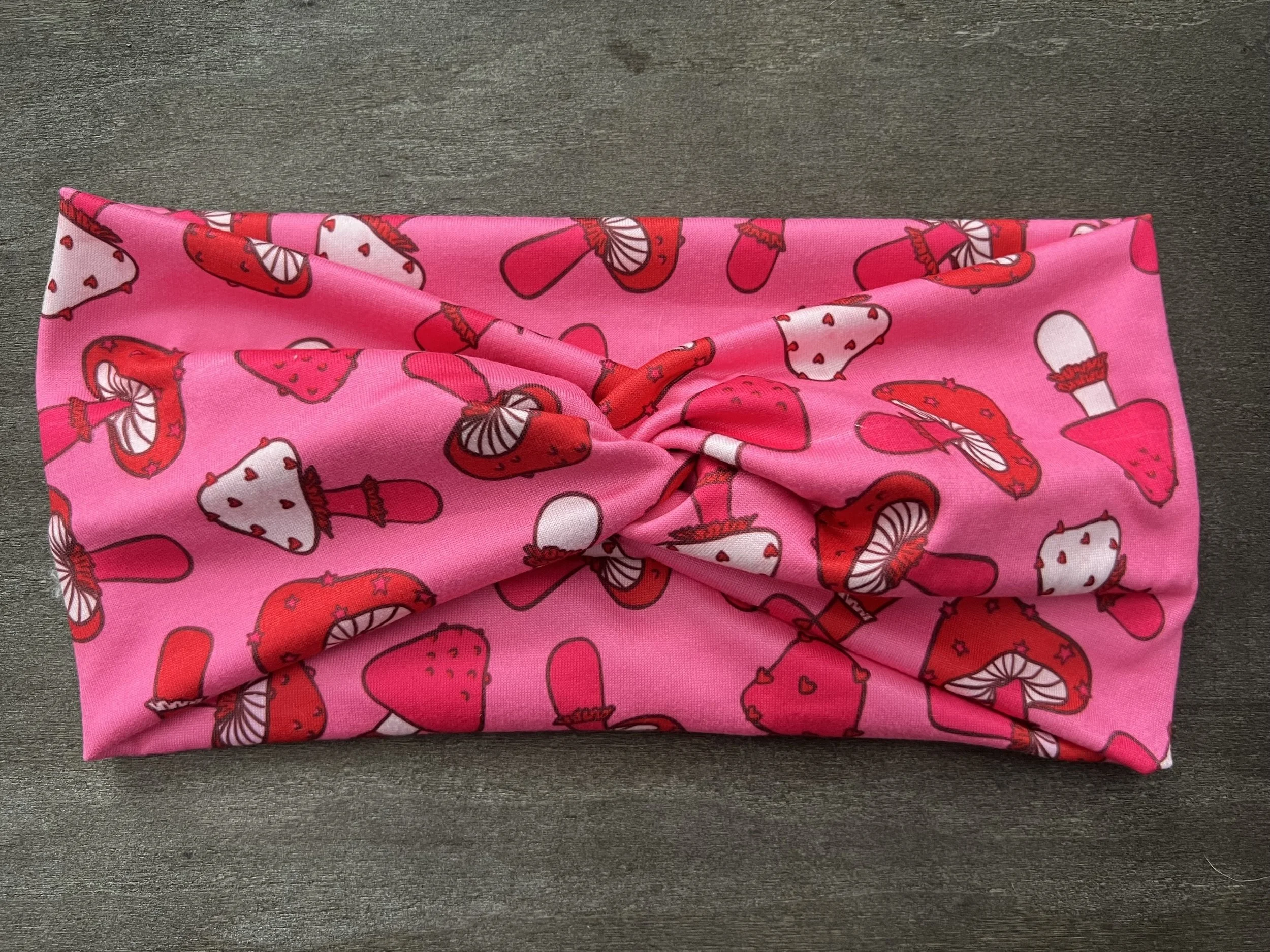 Pink Mushroom Fatty Faux