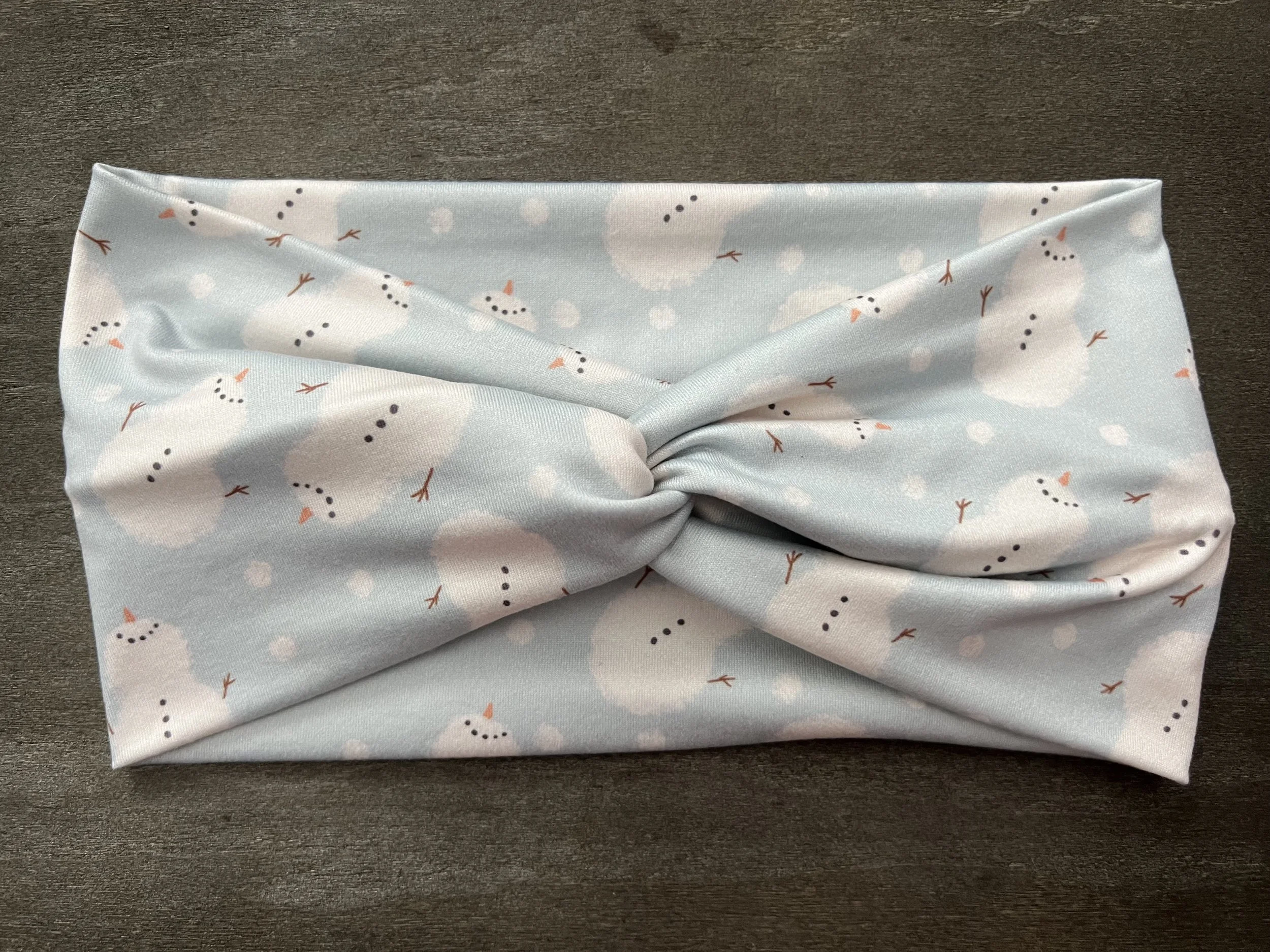 Blue Snowman Fatty Faux