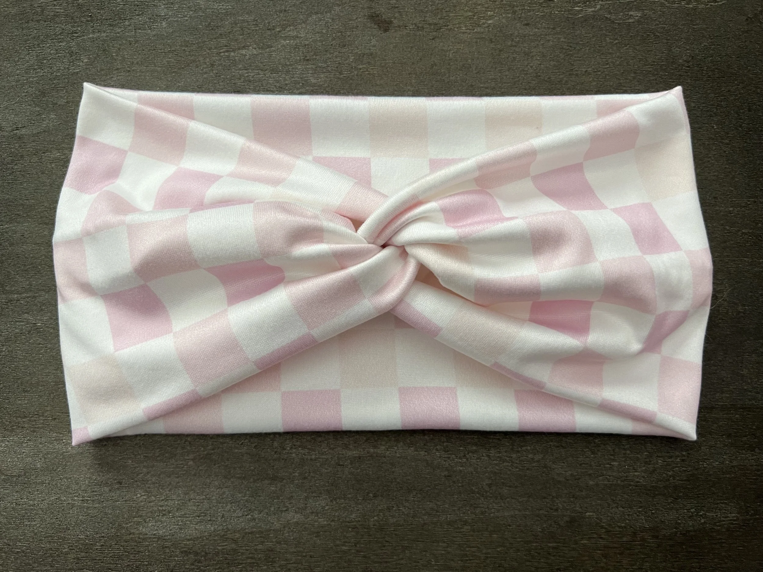 Pink Checker Fatty Faux