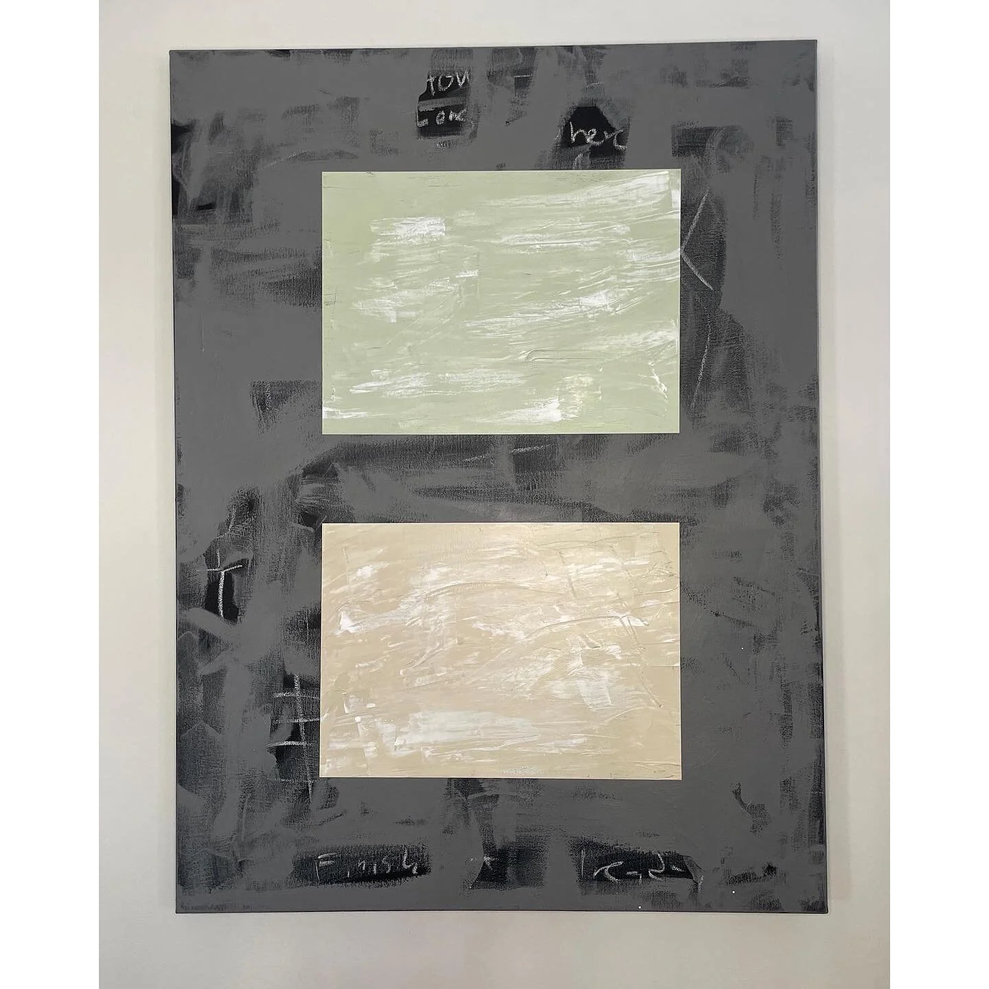 QUESTIONS &amp; ANSWERS 
.
Mixed Media on Canvas 2022 48x36
.
.
.
.
#Art #artist ##artwatcher #artcollector #mixedmedia #mixedart #markmaking #artgallery  #artistsoninstagram #artofinstagram #acrylicpainting #acrylicart #acrylicpainter #painting #pai