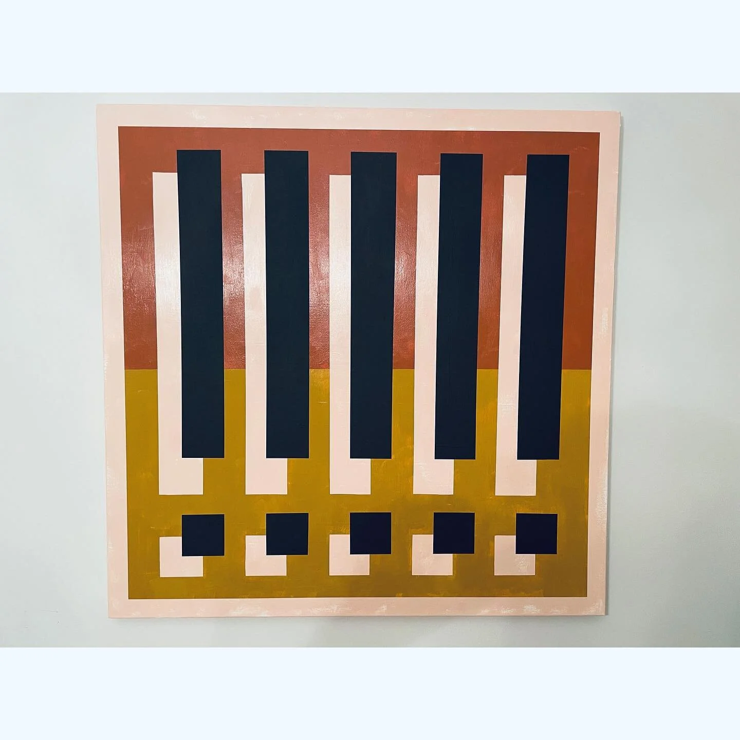 A BOLD EXCLAMATION OF FACT. #10 Acrylic on canvas made between picket lines and rallies and late nights feeling inspired and scared and hopeful and determined. 
.
.
.
.
.
.
#art #painting #artistsoninstagram #artist #painter #paintersofinstagram #acr