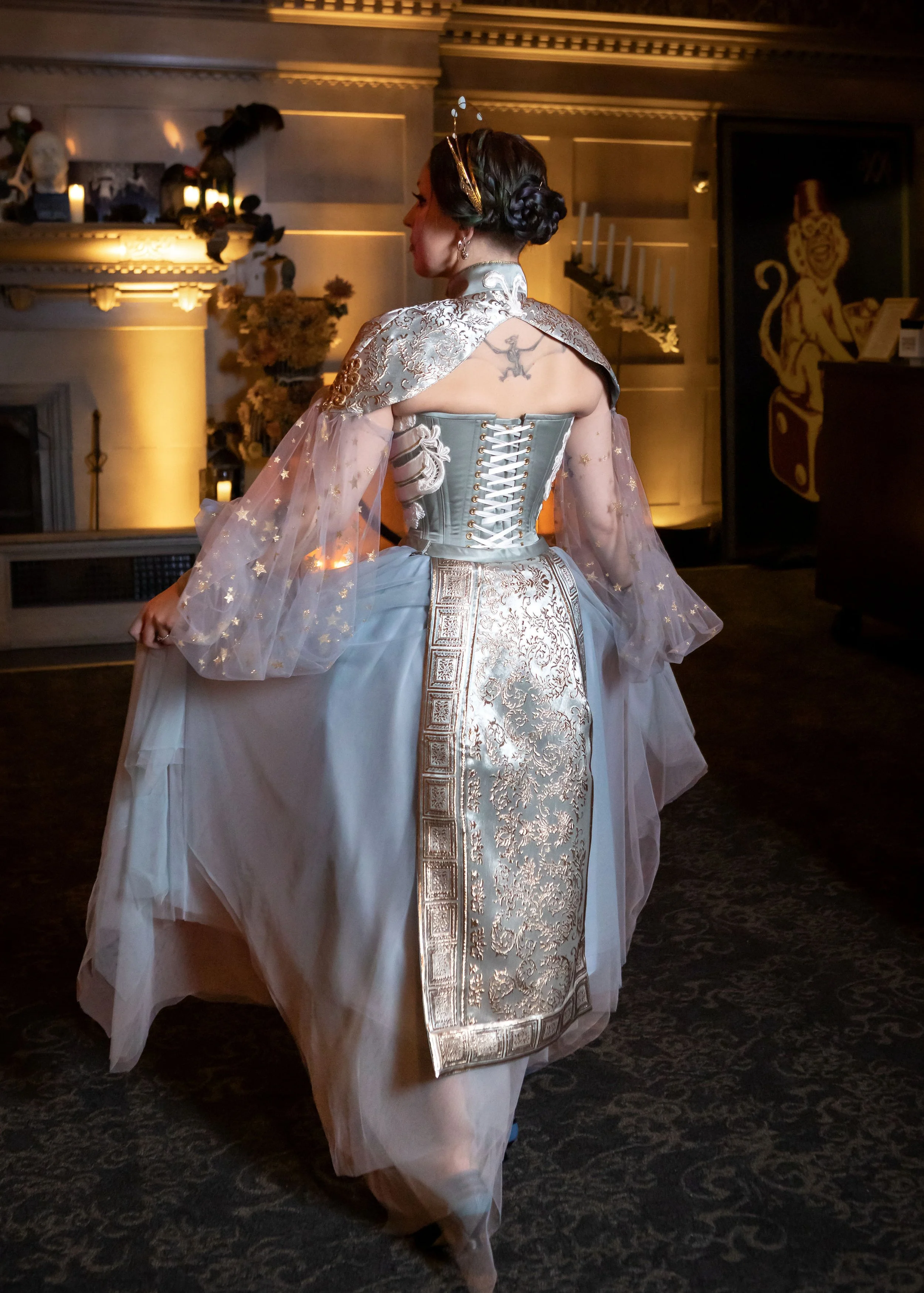 'Seraphim' ensemble made for the 2023 Edwardian Ball
