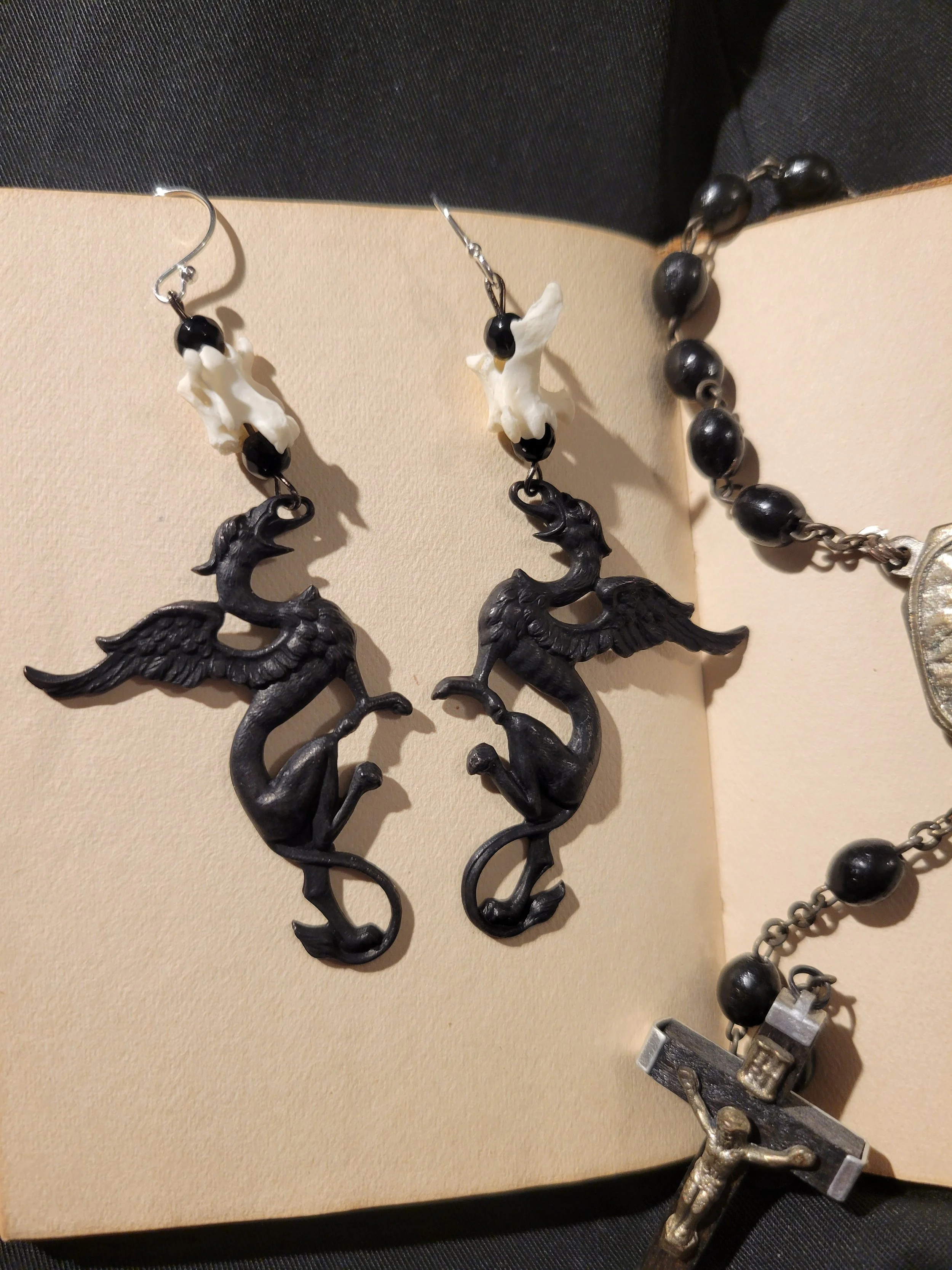 Heraldic Beast Earrings
