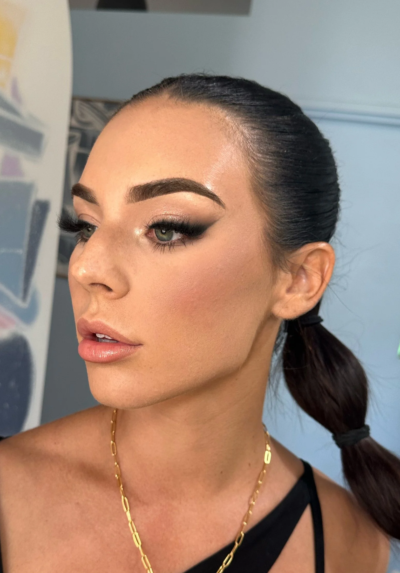 Smokey with Glitter