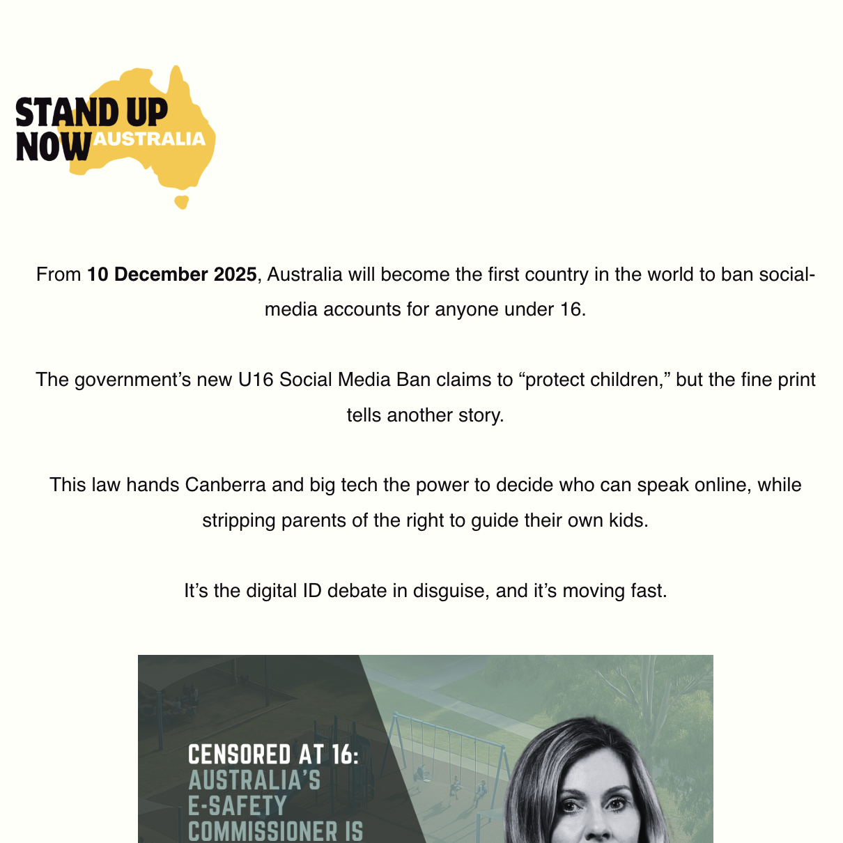 Newsletter: U16 Campaign – Where Things Stand