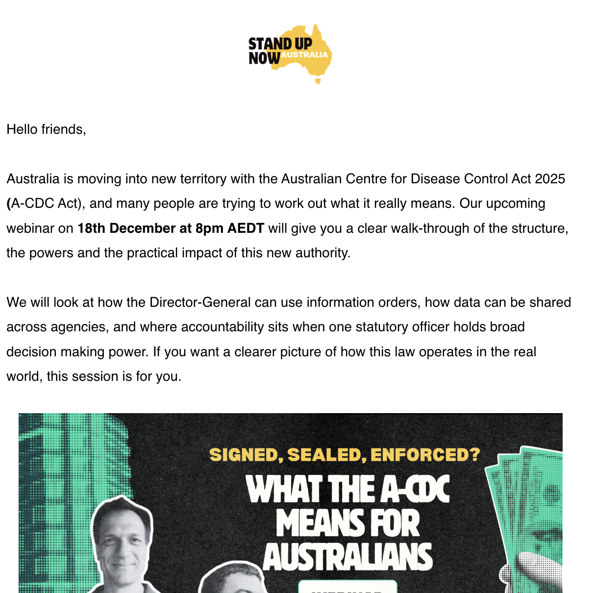 Newsletter: December Campaign Updates