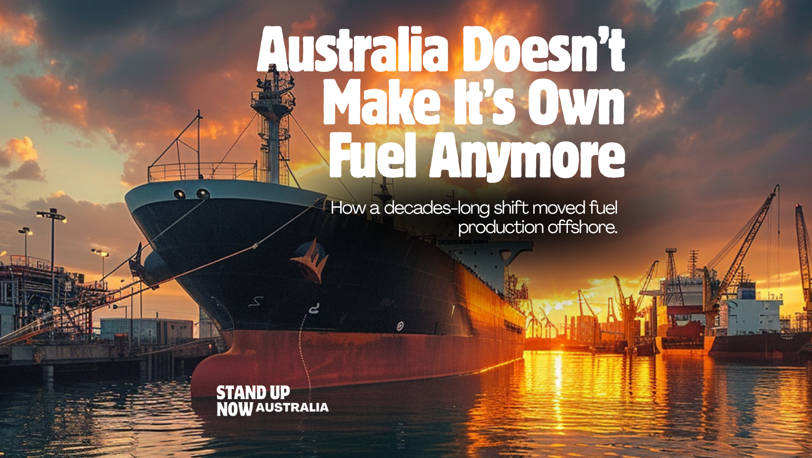 Australia Doesn’t Make It’s Own Fuel Anymore
