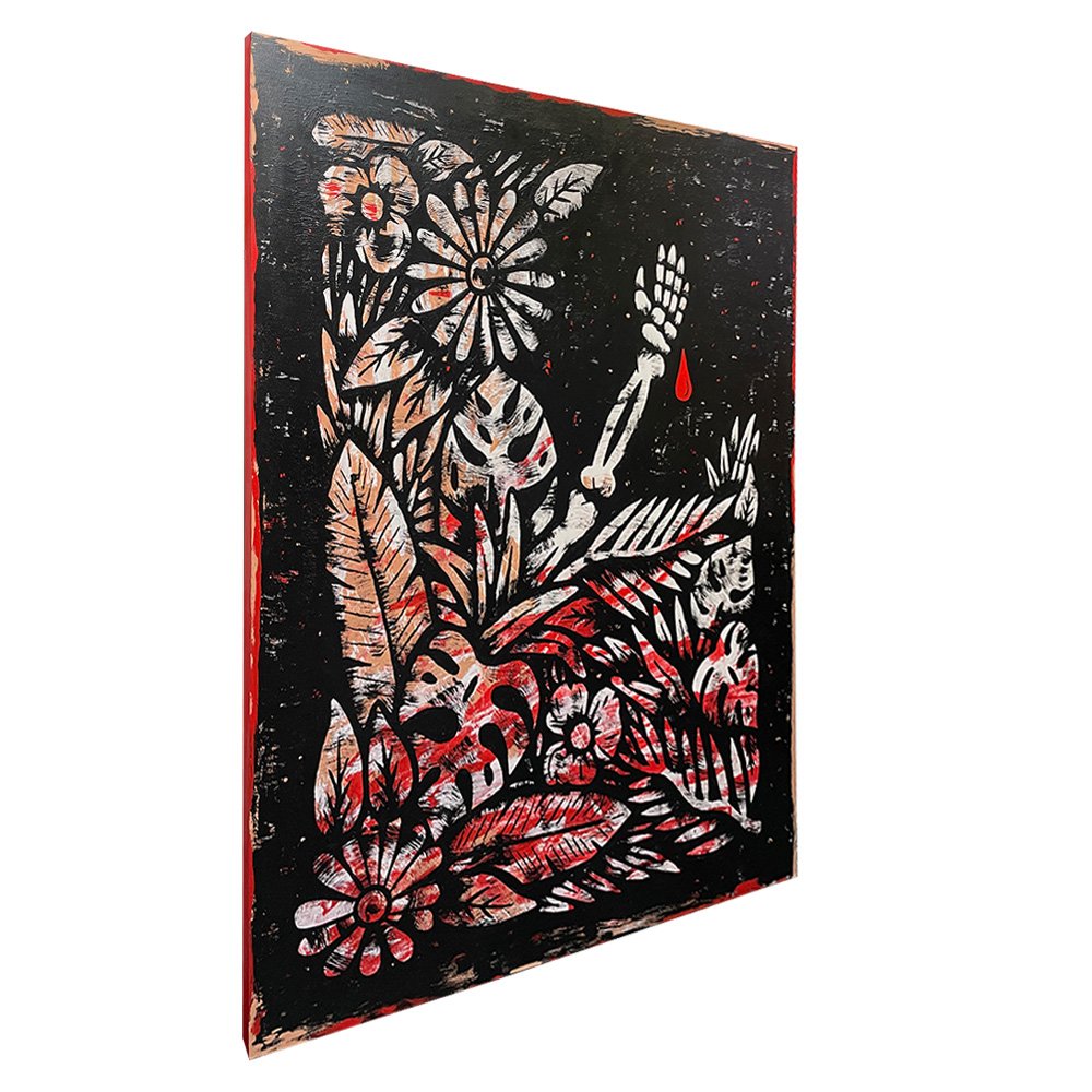 Artist-Spring-Break-Jake-Original-Acrylic-Painting-Strangely-Happy-Left-Side.jpg