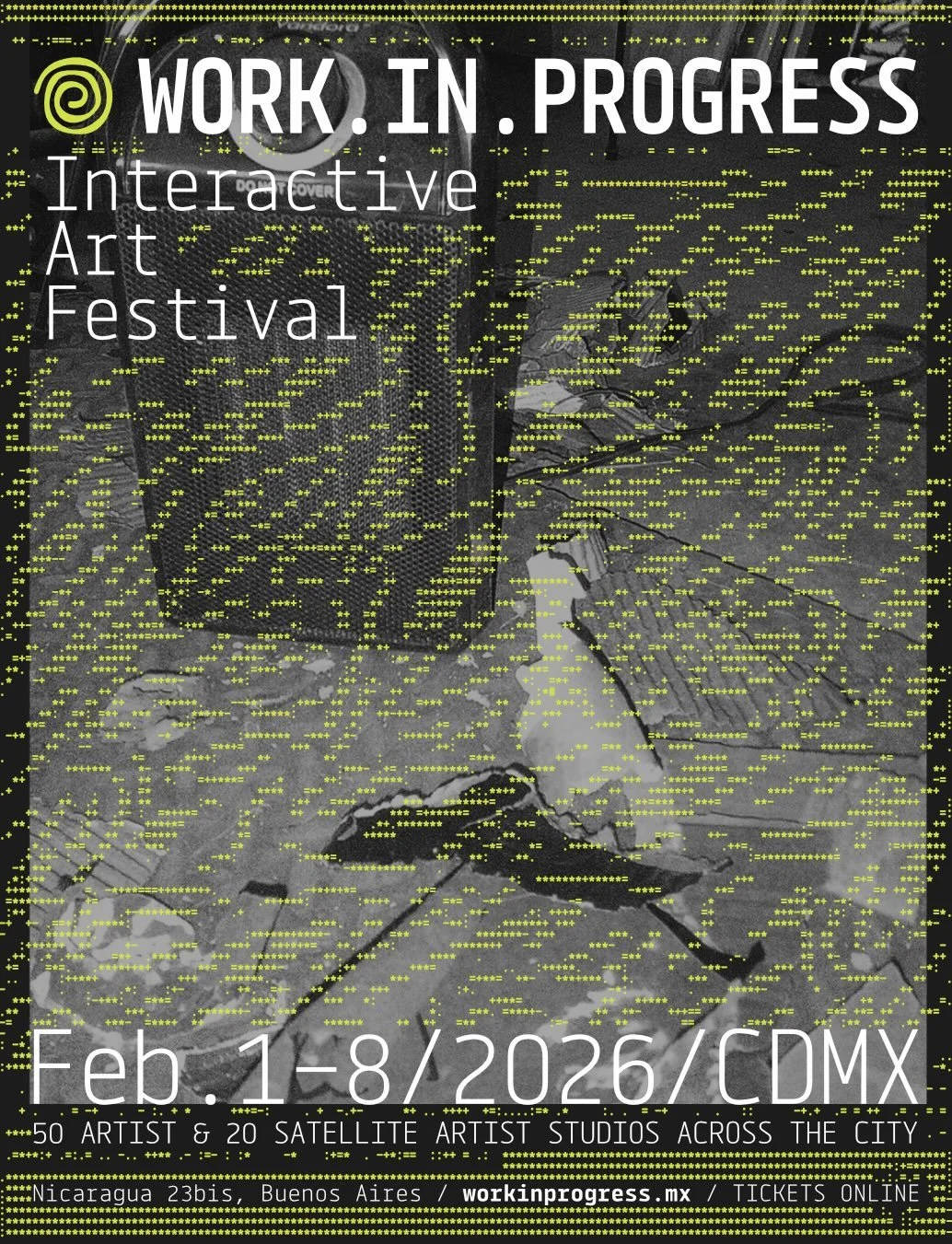 You weren&rsquo;t supposed to see this&hellip;

But now you&rsquo;re invited in!

I&rsquo;ll be painting live and sharing my process during Mexico City&rsquo;s Art Week.

If anything, come see if all the art I shipped actually makes it!

Tickets avai