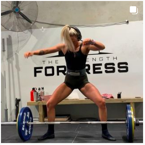 130kg deadlift - IG post