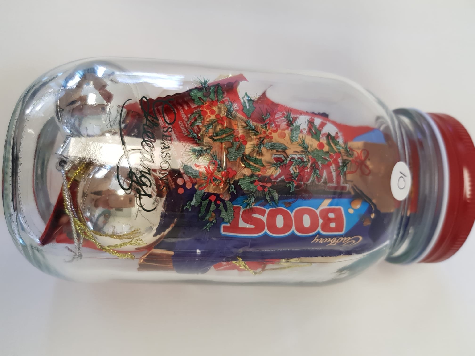 Add on: Christmas Glass Jar with assorted chocolates