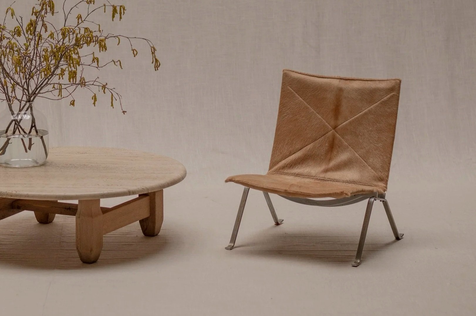 Unique PK22 lounge chair by Poul Kjærholm for Fritz Hansen