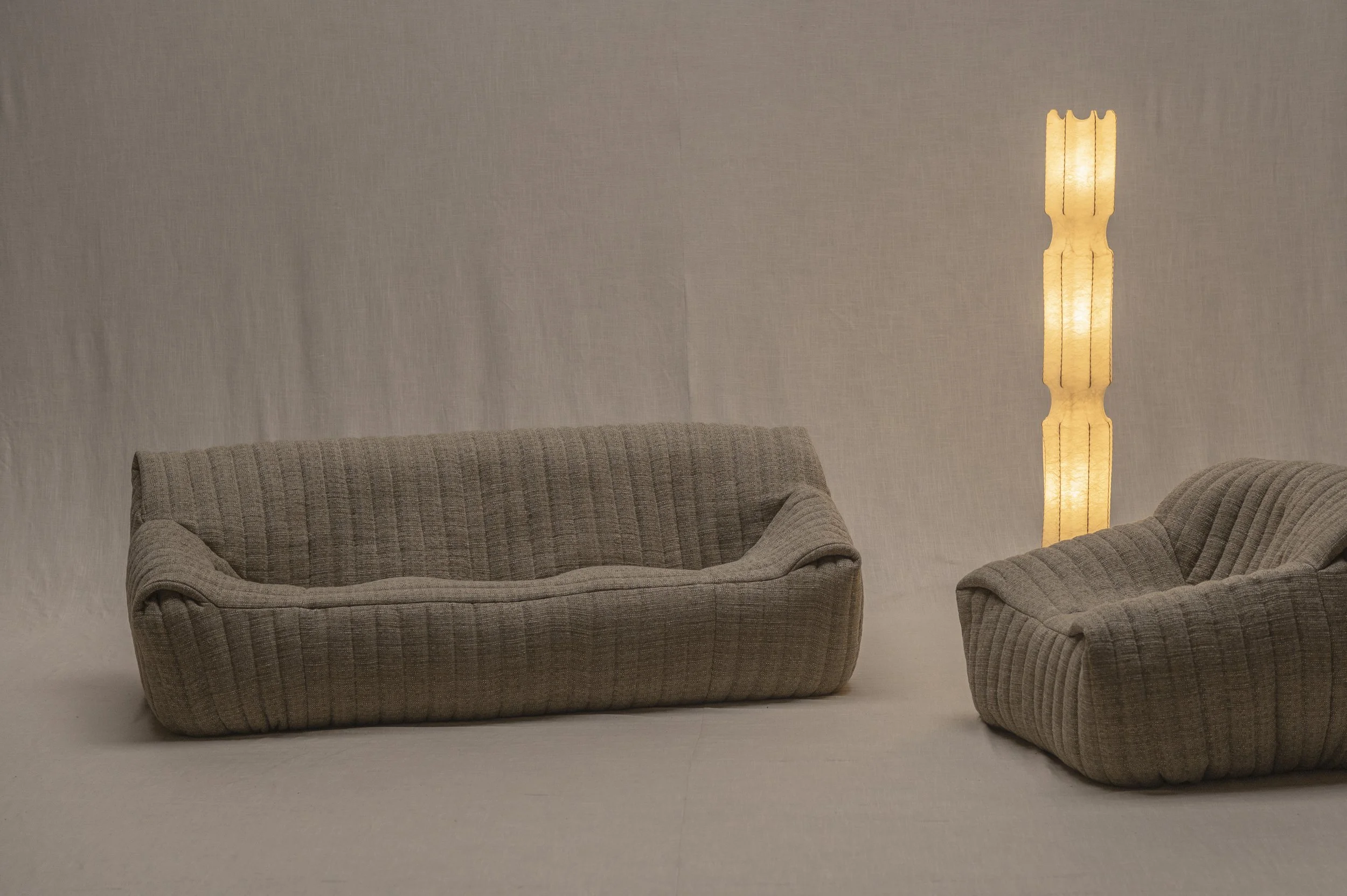 ‘Sandra’ three-seater sofa by Annie Hieronimus for Cinna, France 1970s