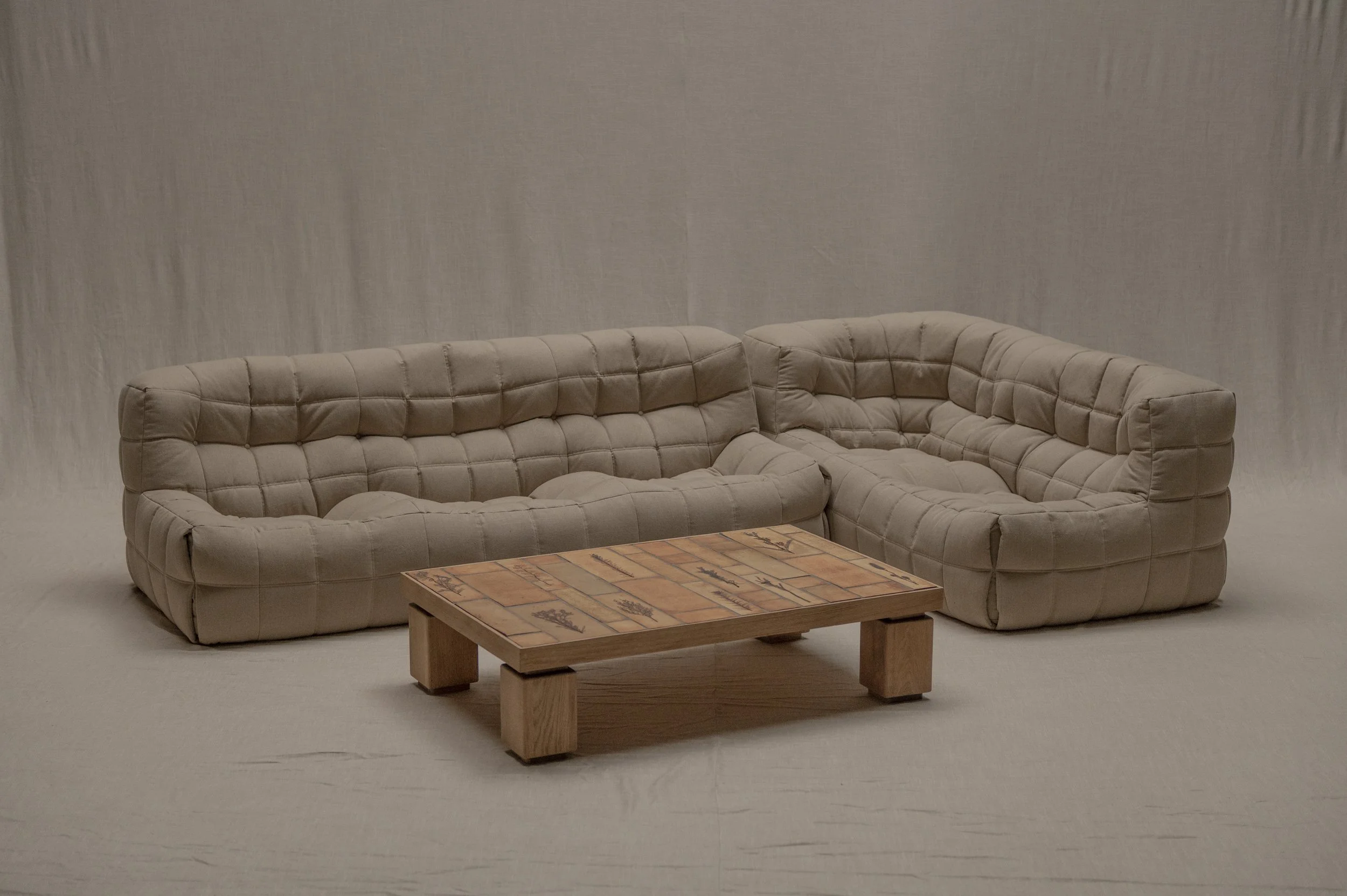 Large Kashima corner set - Ligne Roset France 1970s