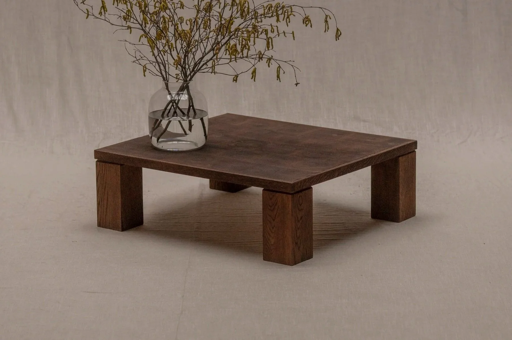 Brutalist 'checker' coffee table, 1970s.