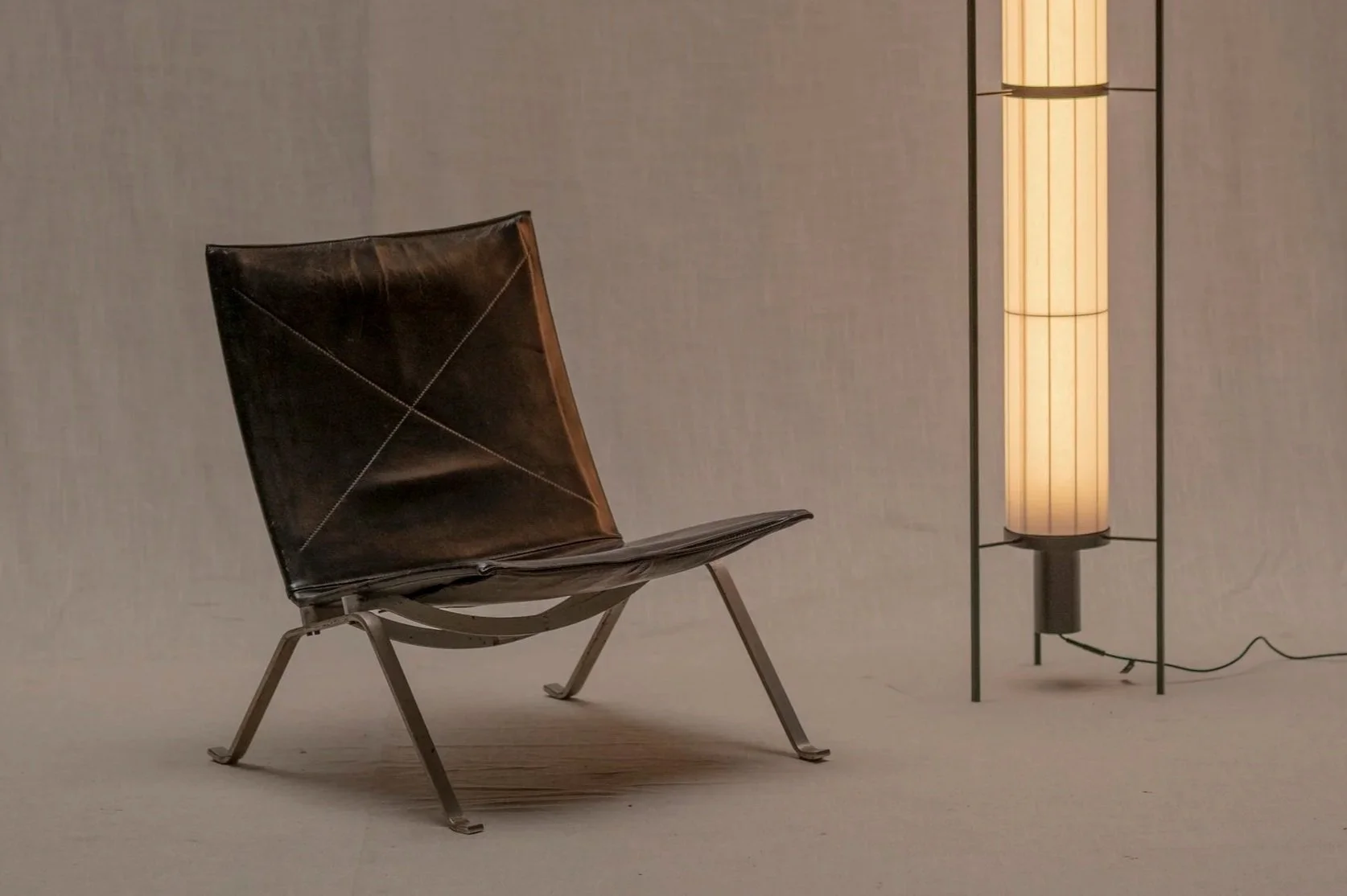 ON HOLD - Early PK22 lounge chair by Poul Kjærholm for Fritz Hansen