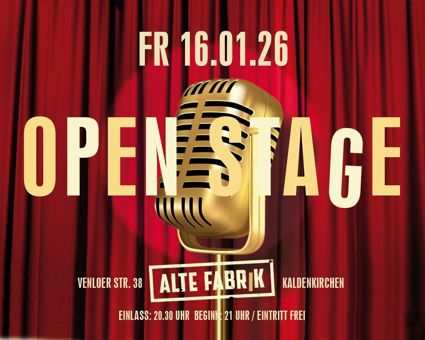 OPEN STAGE 
