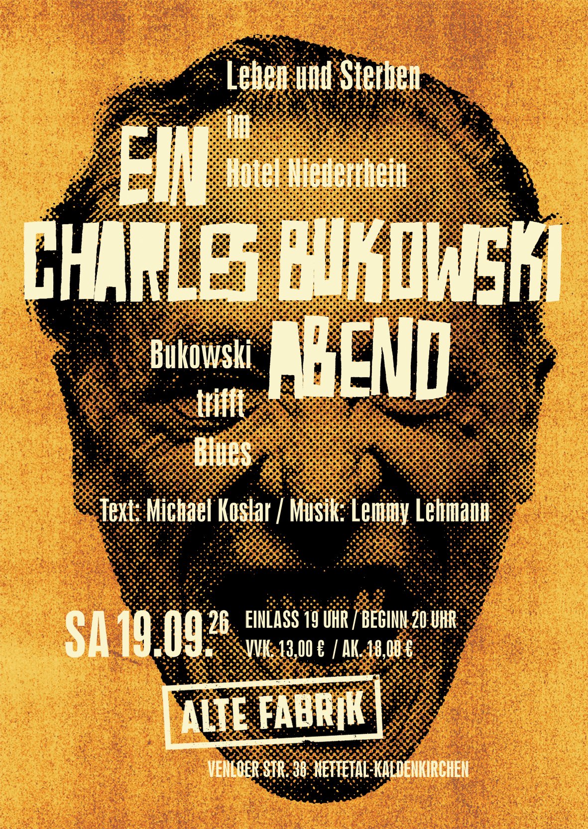 EIN CHARLES BUKOWSKI ABEND 