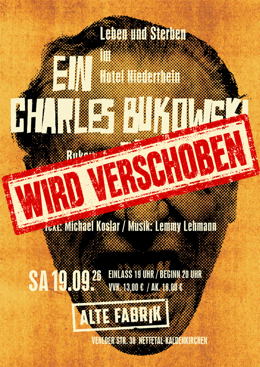 EIN CHARLES BUKOWSKI ABEND 
