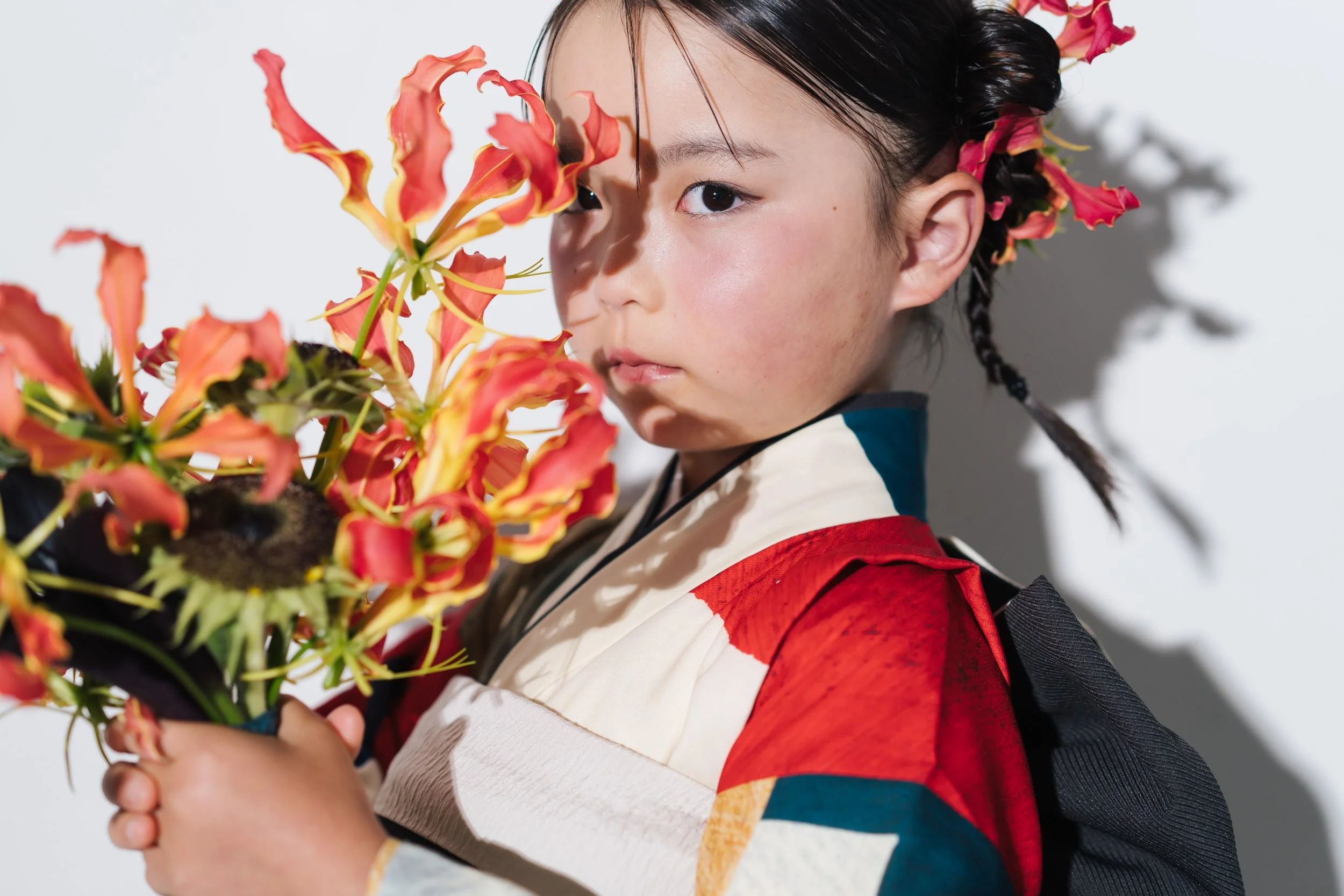 7/1（水）〜　夏限定　キッズ花束 「スカーレット・グロウ / ohana・katana」発売​