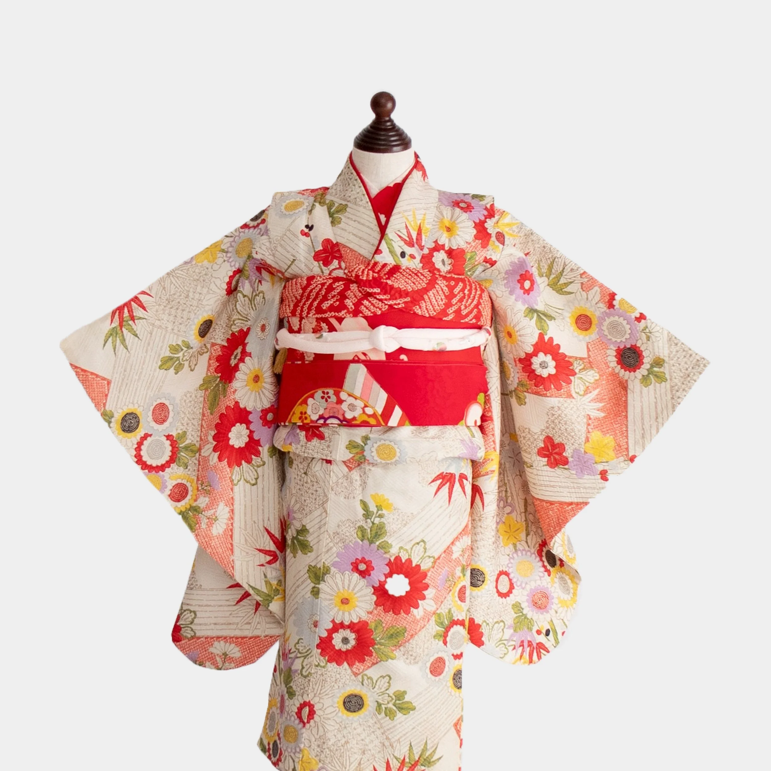 「3歳女の子 菊の香」（90〜100cm）※帯スタイルとなります