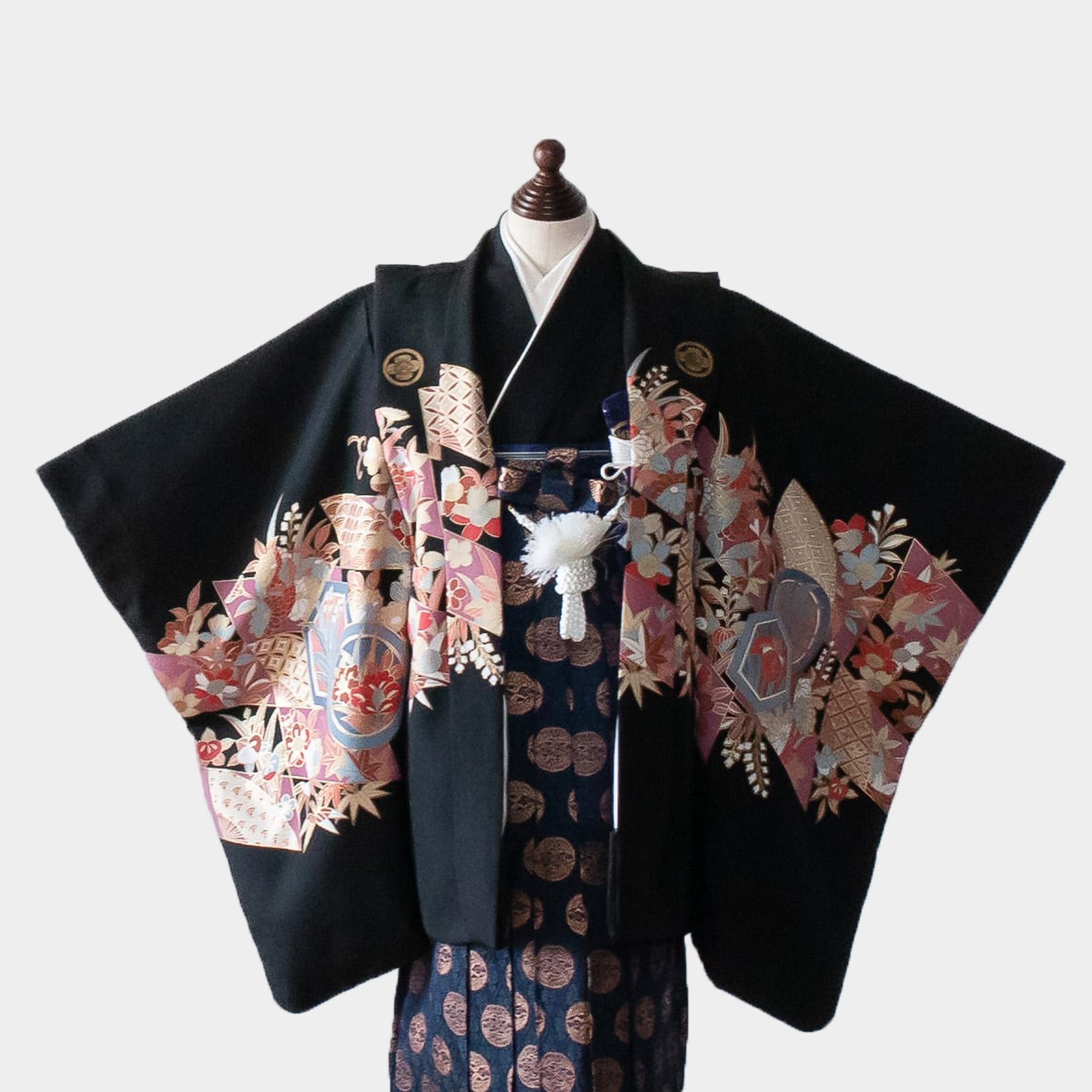 「5歳男の子  吉祥幔幕と登り龍兜」（105cm〜115cm）