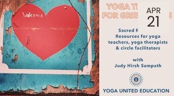🧘&zwj;♀️CONTINUING PROFESSIONAL DEVELOPMENT Yoga Therapy for Grief &amp; Loss: Sacred Recovery Resources for yoga teachers, therapists and circle facilitators (Kent). Teacher: @sampathjudy Link in bio for more information and booking these in person
