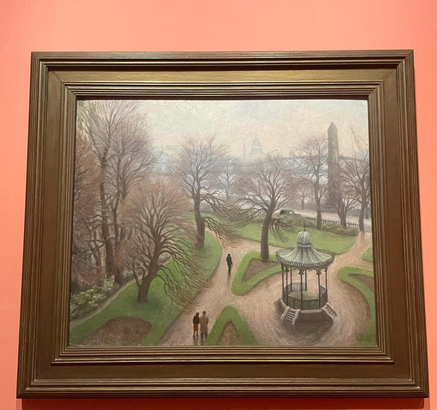 More beautiful paintings - today at Dangerous Women at @agsa.adelaide 
Many artists not familiar, loved the soundscape, the wall colours&hellip;