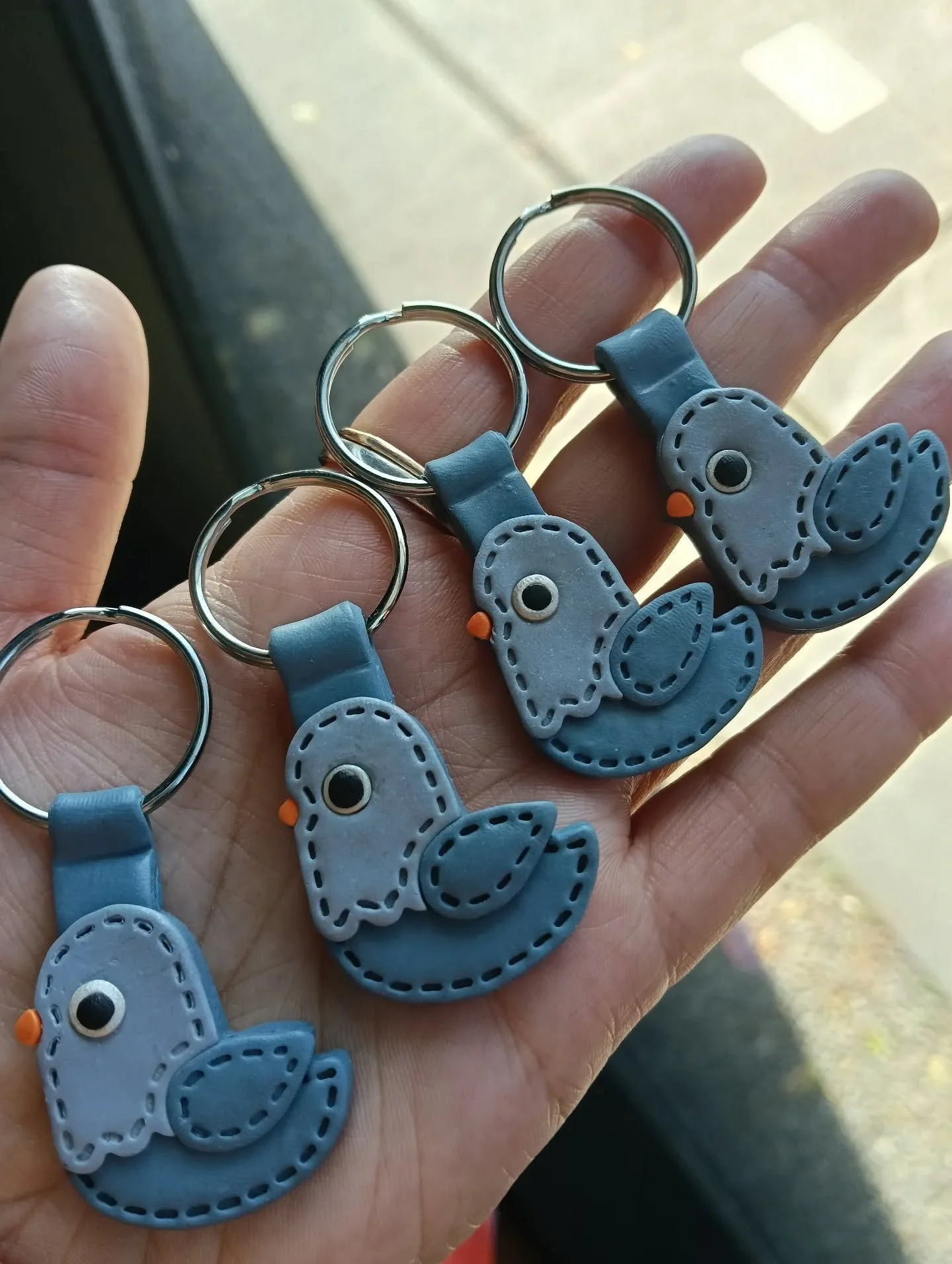 Do I need another product? Not really. But I'm diversifying what I make with clay to be something other than jewellery and I've always wanted to make keychains and bag charms! More styles to come but for now you've got Patrick, Penelope, Jocelyn and 