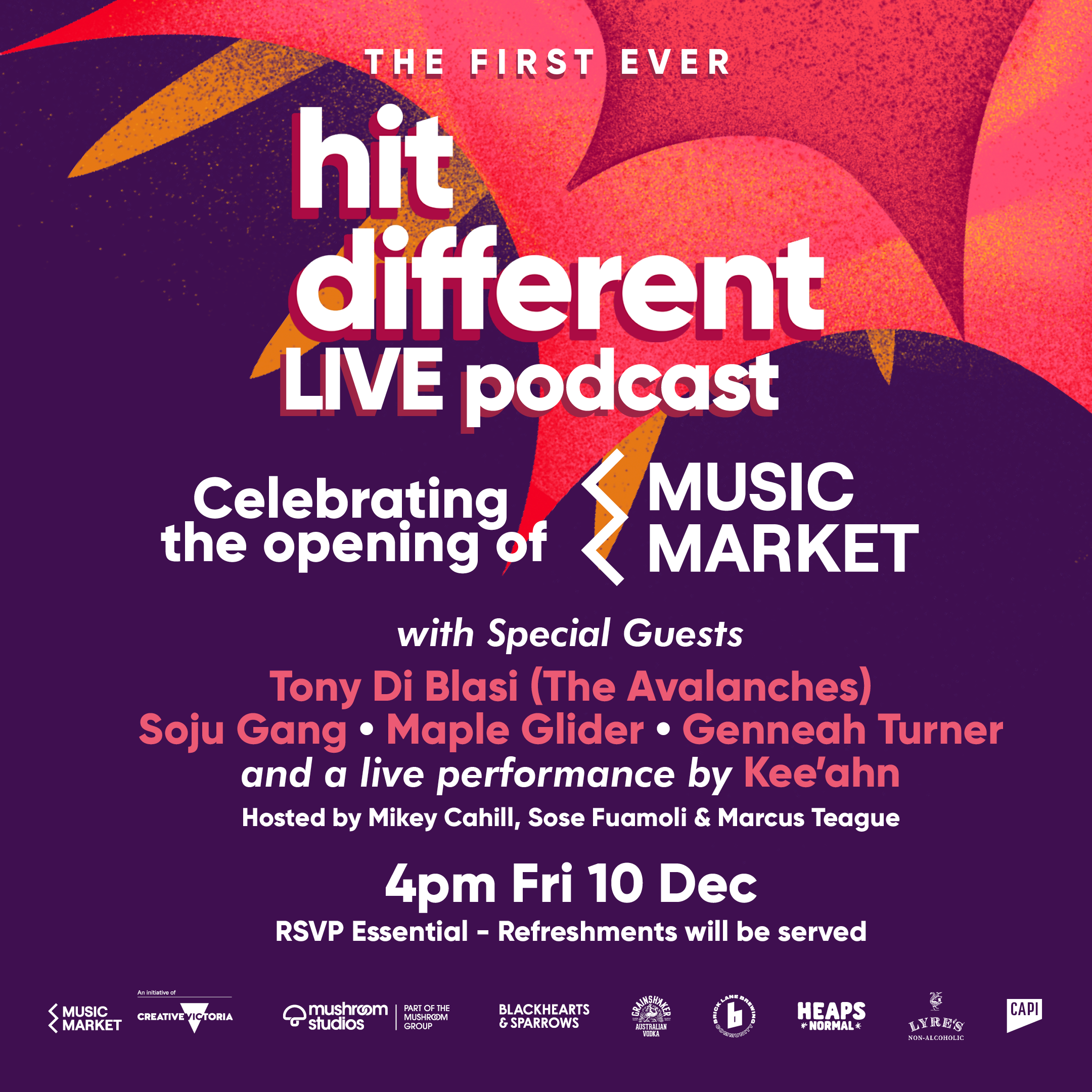 Hit Different Podcast - LIVE at Music Market 