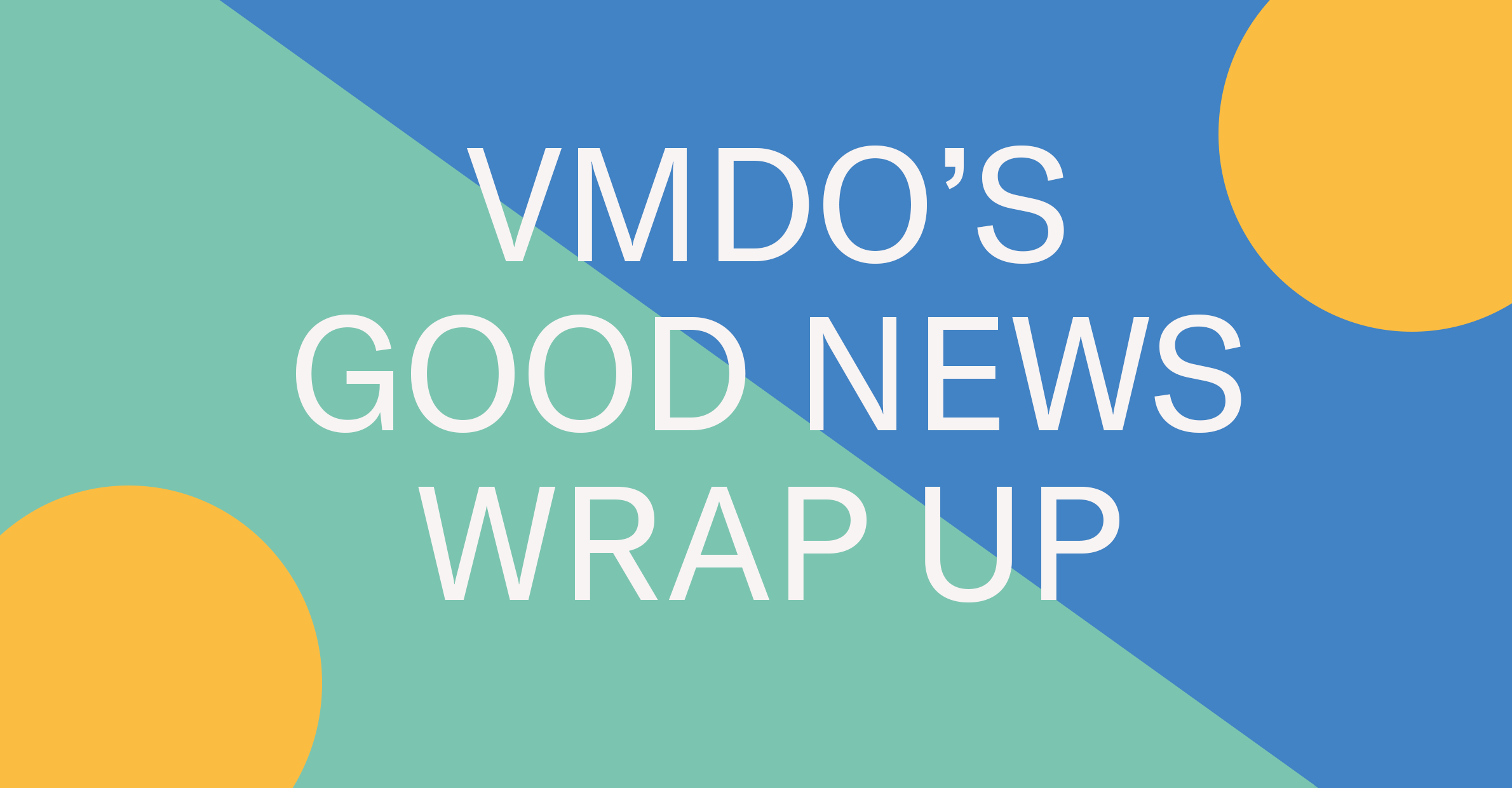 VMDO Good News Wrap Up #2