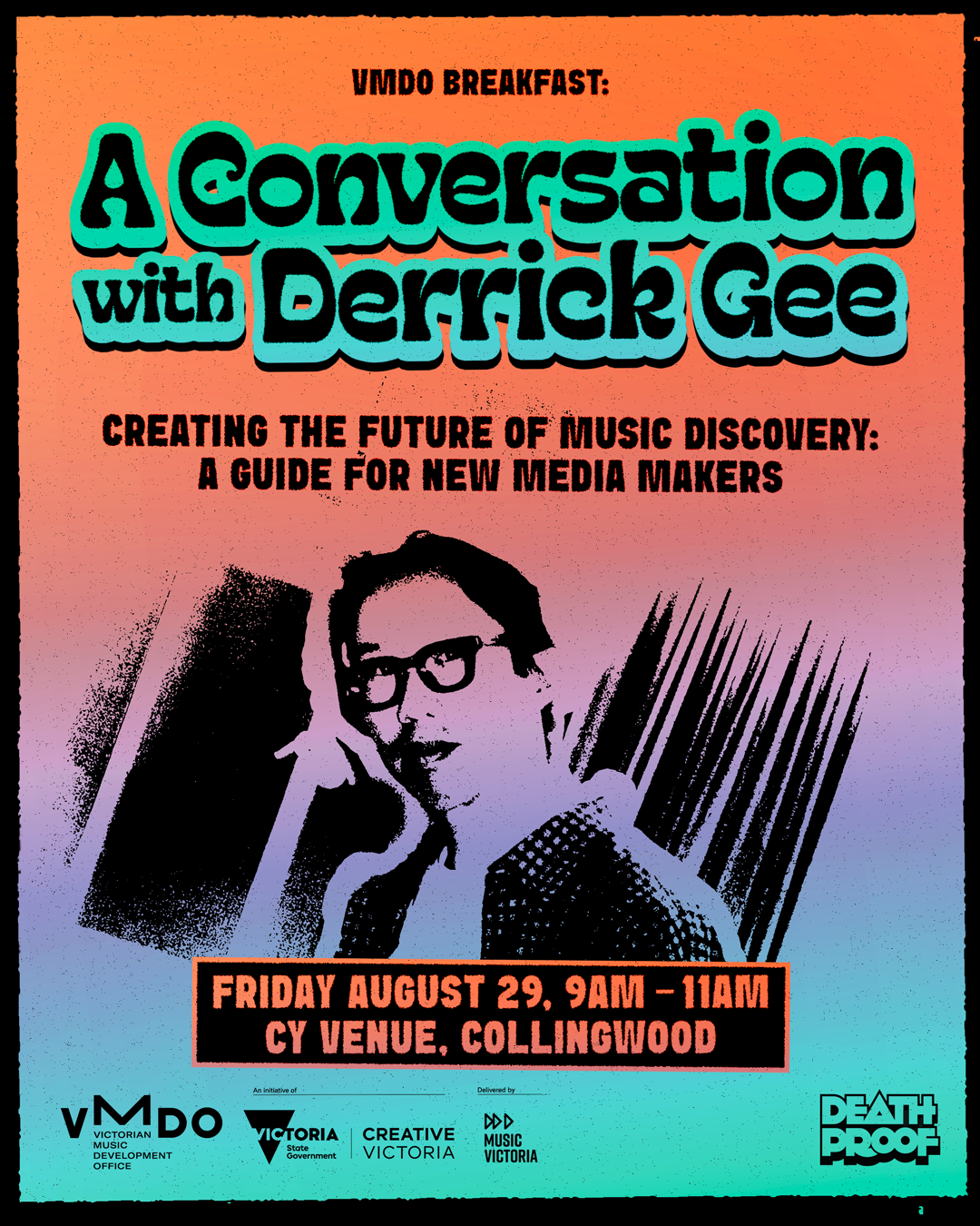 VMDO Breakfast: A Conversation with Derrick Gee (POSTPONED - RESCHEDULE INFO ASAP)
