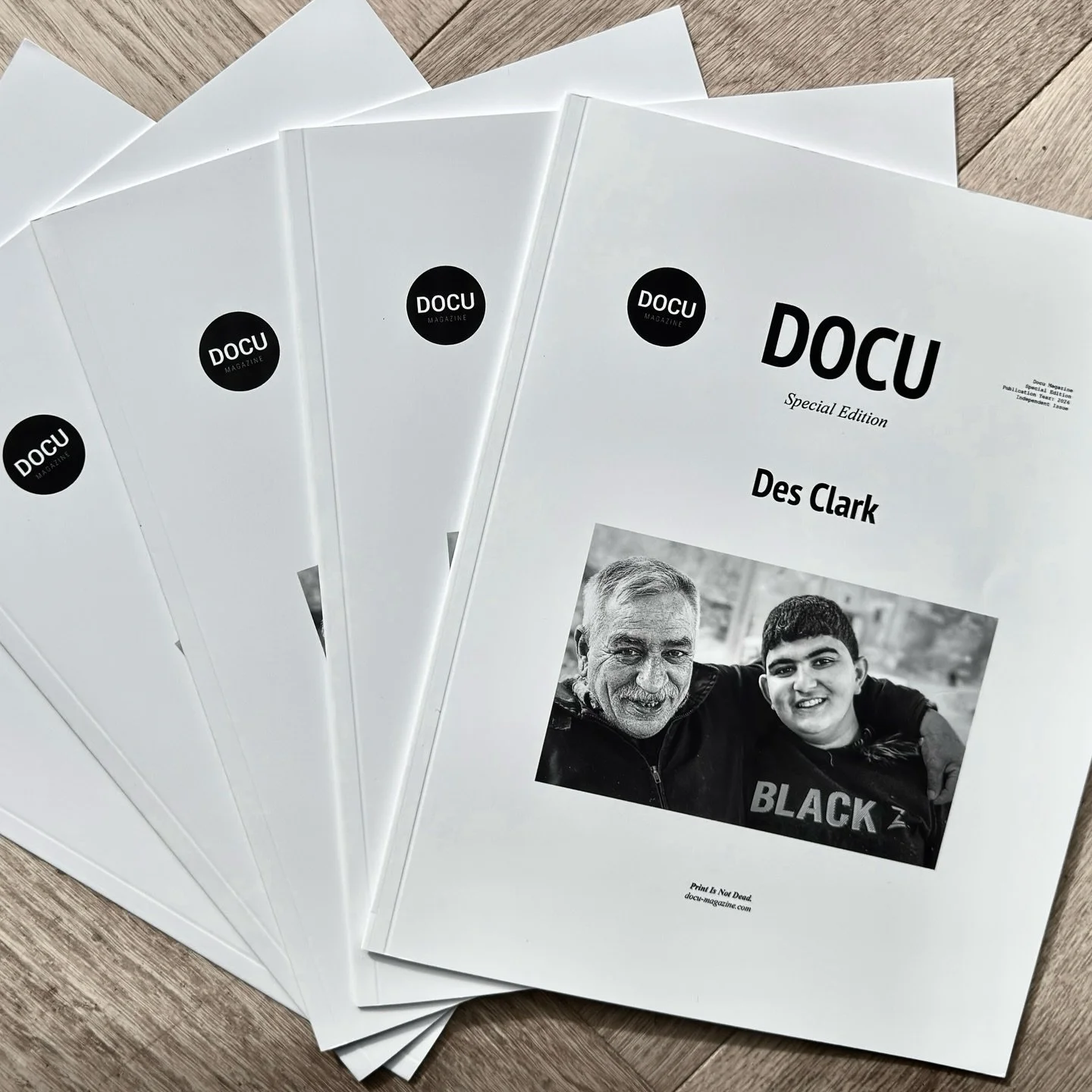 Docu Magazine reached to collaborate on a Special Edition, and it arrived a few days ago! Really beautiful quality. As you know, B&amp;W (some with split-tone) is my default and so the 20 images featured in this edition all follow that format. 
I lov