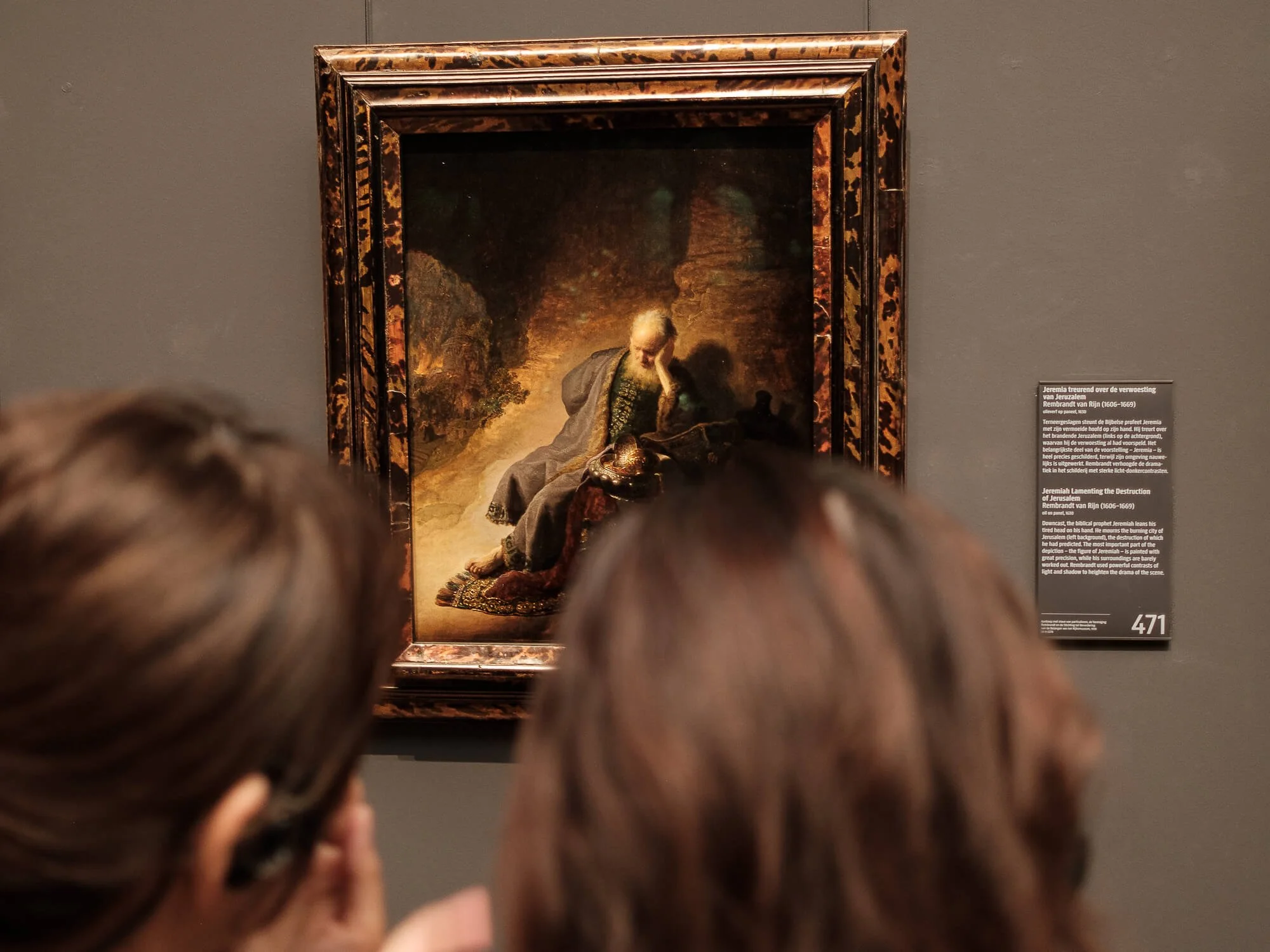 Rembrandt’s painting Jeremiah Lamenting the Destruction of Jerusalem