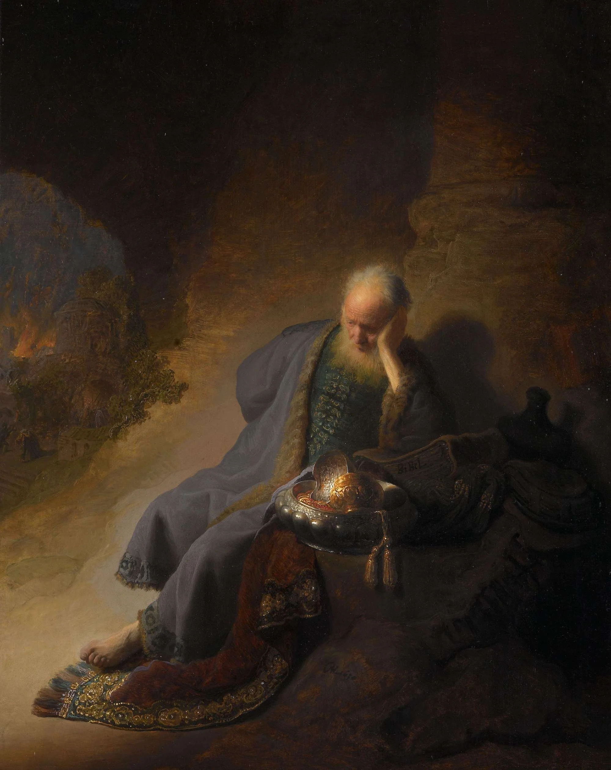 Rembrandt’s painting Jeremiah Lamenting the Destruction of Jerusalem