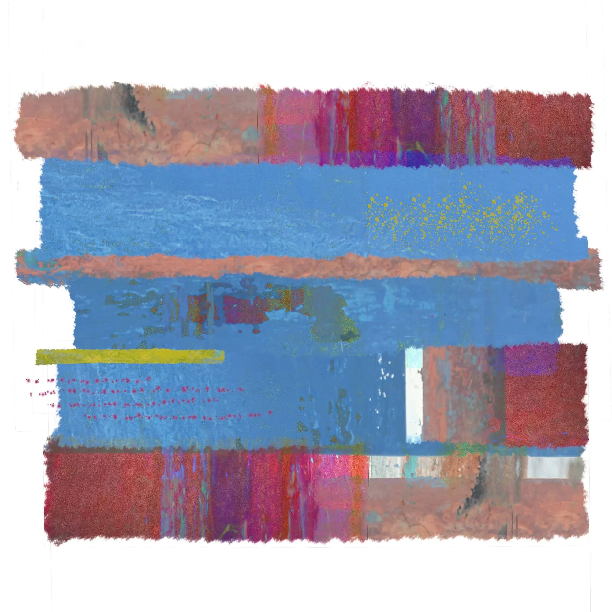 Saltash Collage.  Limited edition of 10.  A reassembly of Saltash IV, with embellishments.