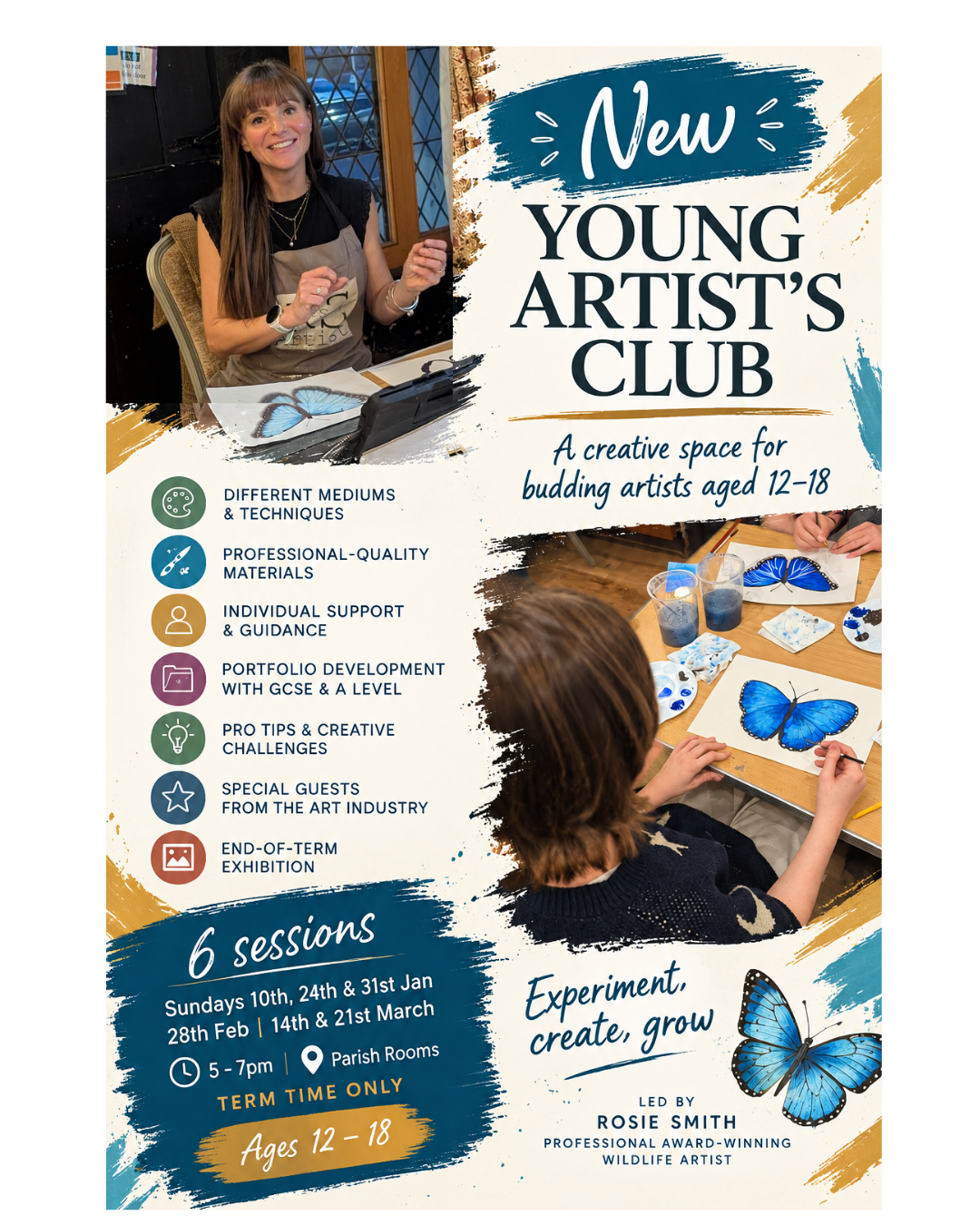 New 'Young Artist's Club' (Ages 12-18)