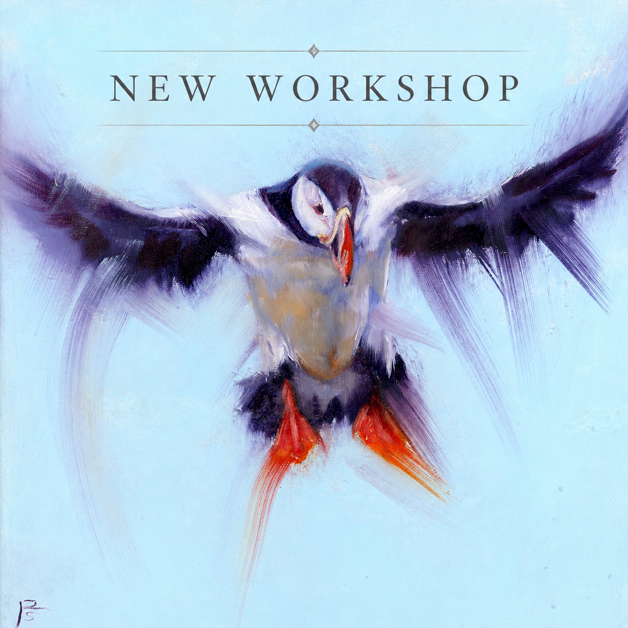 Expressive Puffins in Oils- Saturday 22nd August Parish Rooms