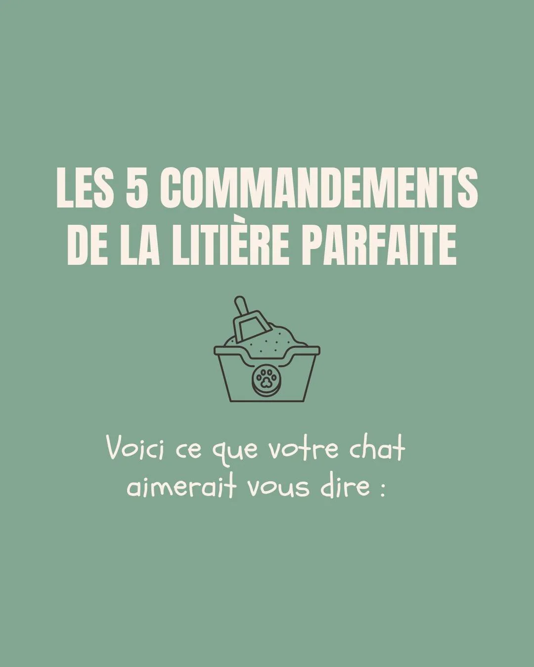 Saviez-vous que derri&egrave;re beaucoup de probl&egrave;mes comportementaux chez le chat : une liti&egrave;re inadapt&eacute;e se cache ? 🐱

Emplacement, taille, substrat, entretien&hellip; chaque d&eacute;tail compte. Et votre chat, lui ... il le 