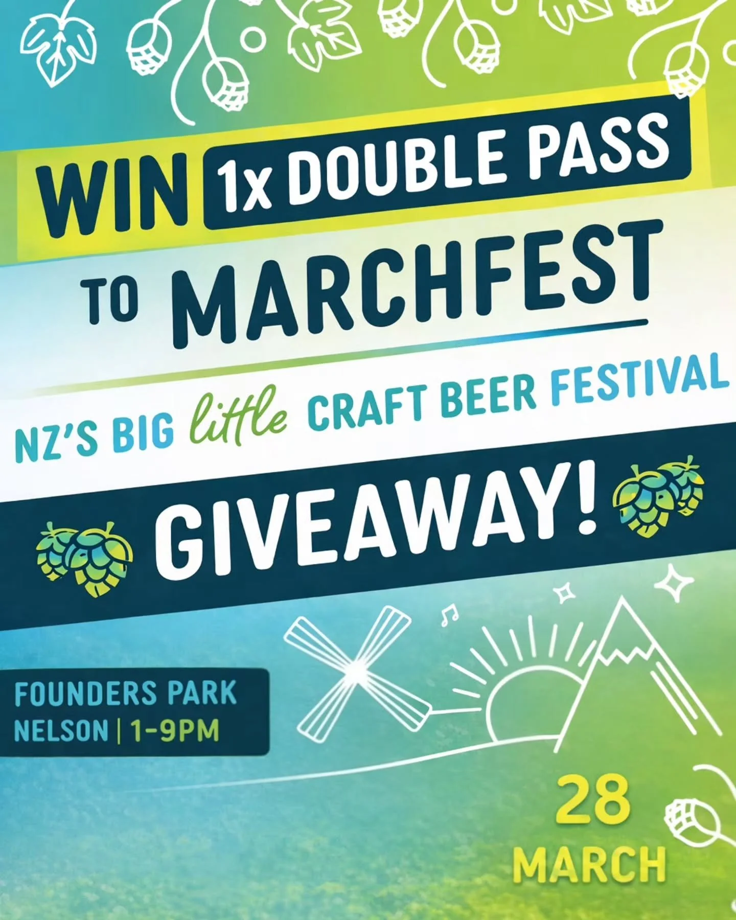 #WIN Keen to head to @marchfestnz this year? We've got a double pass to give away!

Just tag who you'd take and make sure you're both following our page. Easy.

Simon will be there with our mates @dnabrewing, ready with tasty beers and great yarns. D