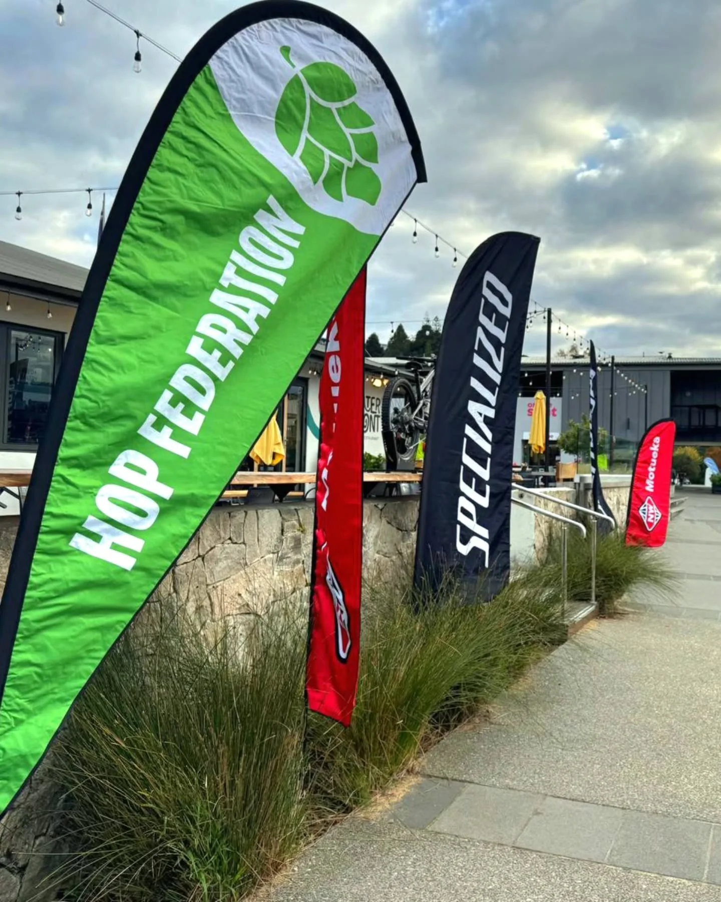 Proud to yet again be a sponsor for the Kaiteriteri Enduro today along with New World Motueka, @specialized_nz, and @designbygeorgenz. 

Lots of merch &amp; a cold beer for participants and marshals at the @waterfrontbytoadhall afterwards! 

#hopfede