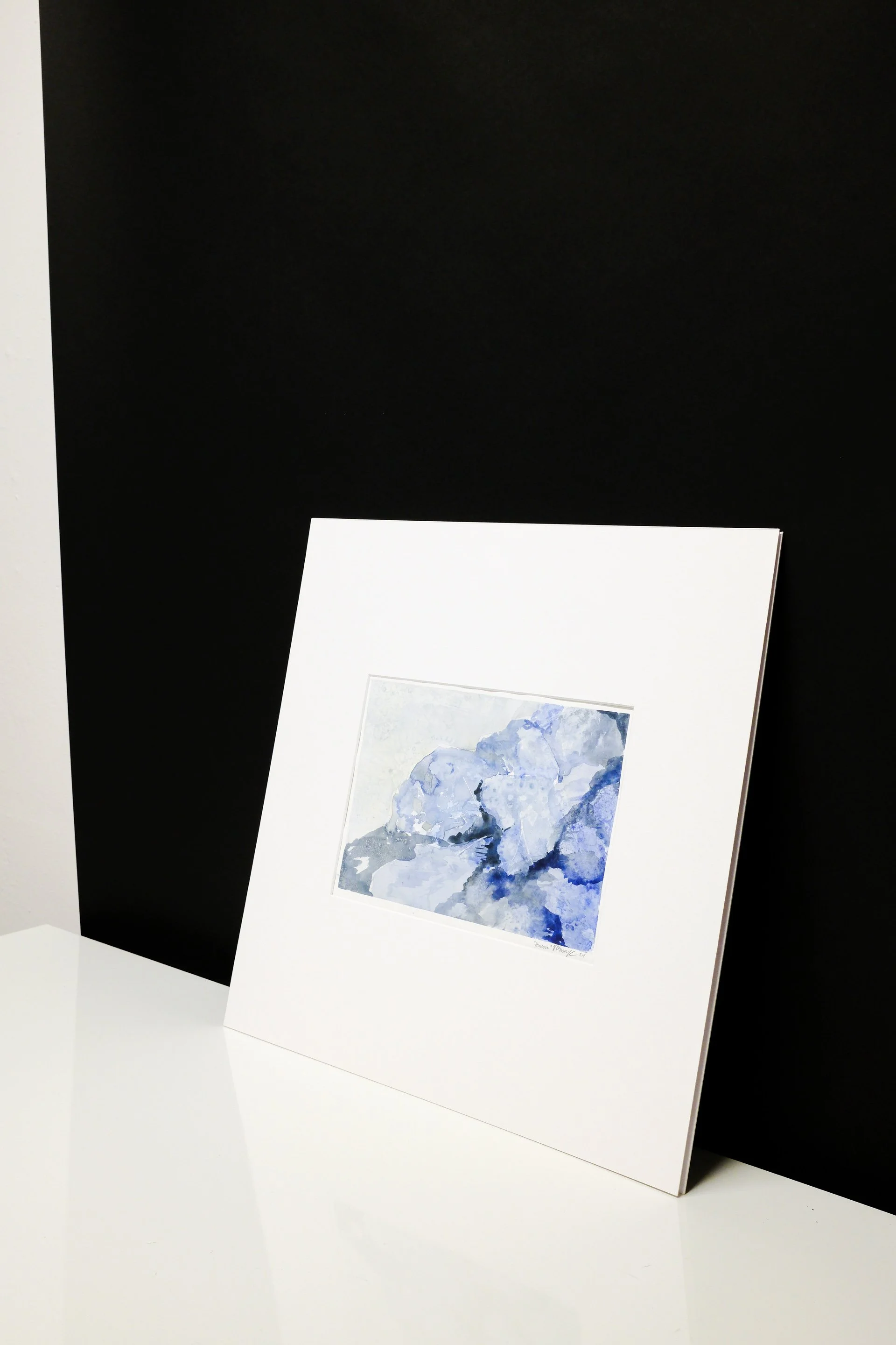 Verna Kovanen: Huurre, 2024, aquarelle painting